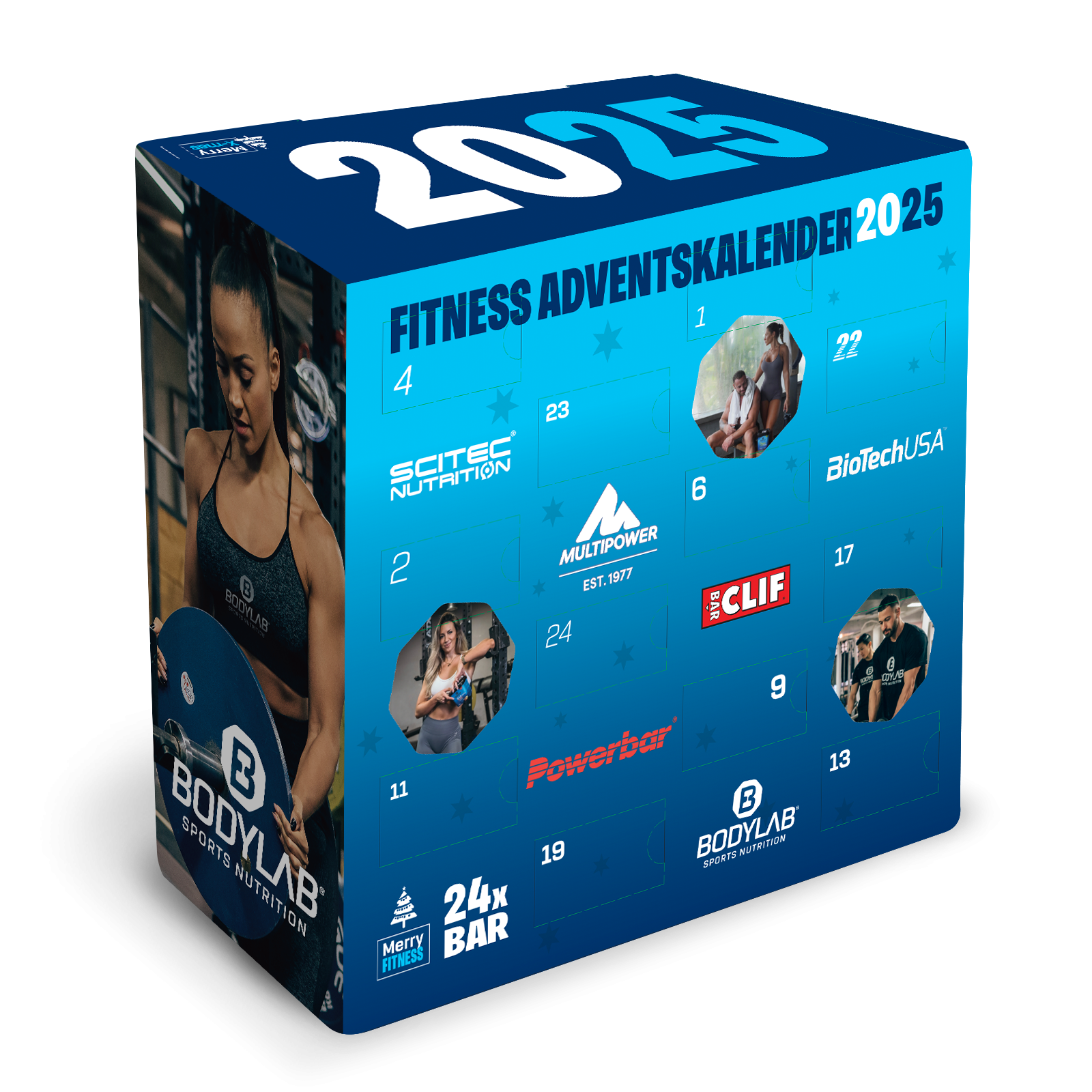 Unser BODYLAB Adventskalender im gemischten Doppelpack