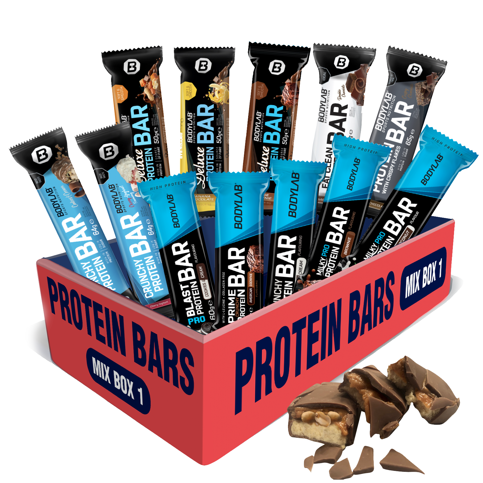 Protein Bar MIX BOX 1 (12x50g-65g)