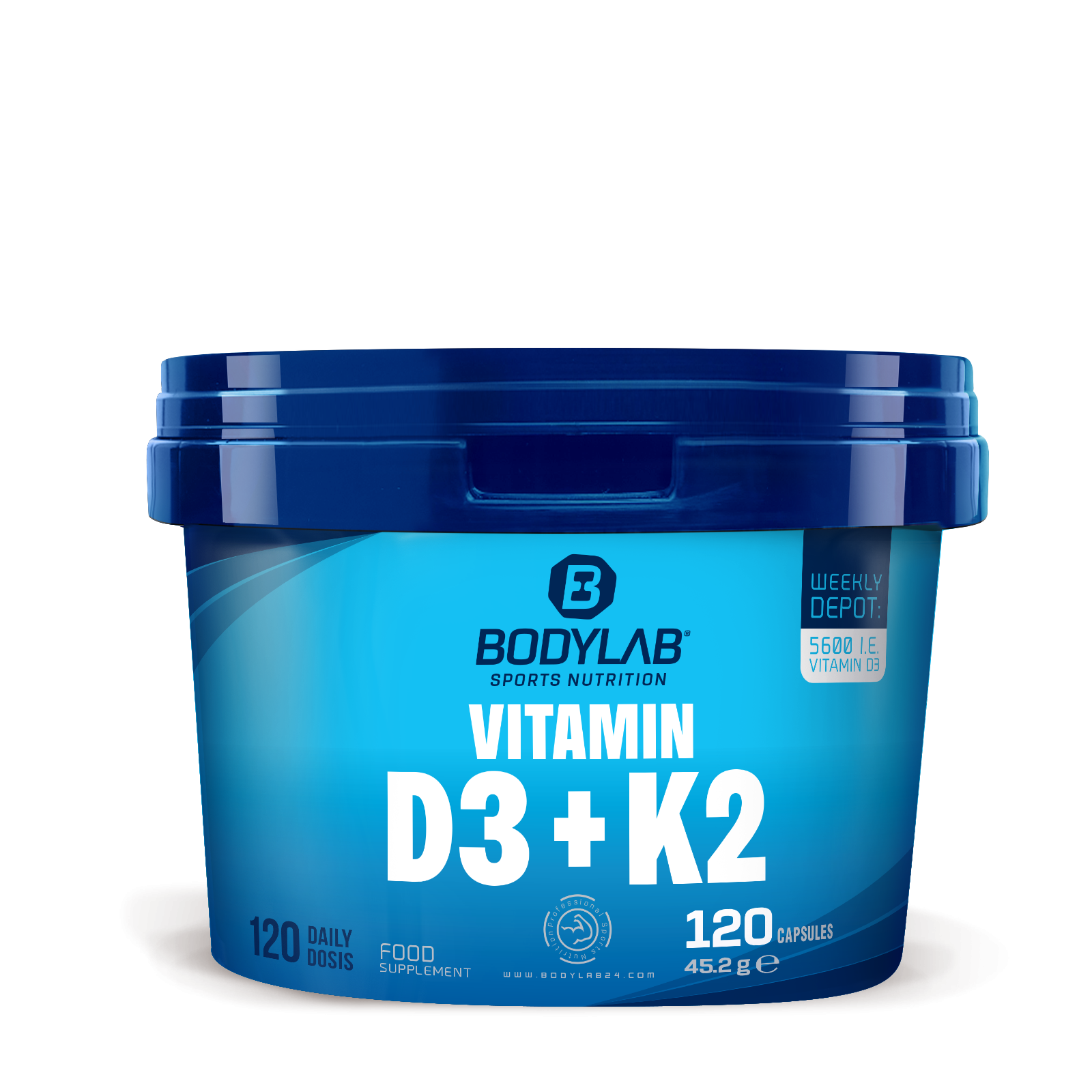 Vitamin D3 + K2 (120 Kapseln)