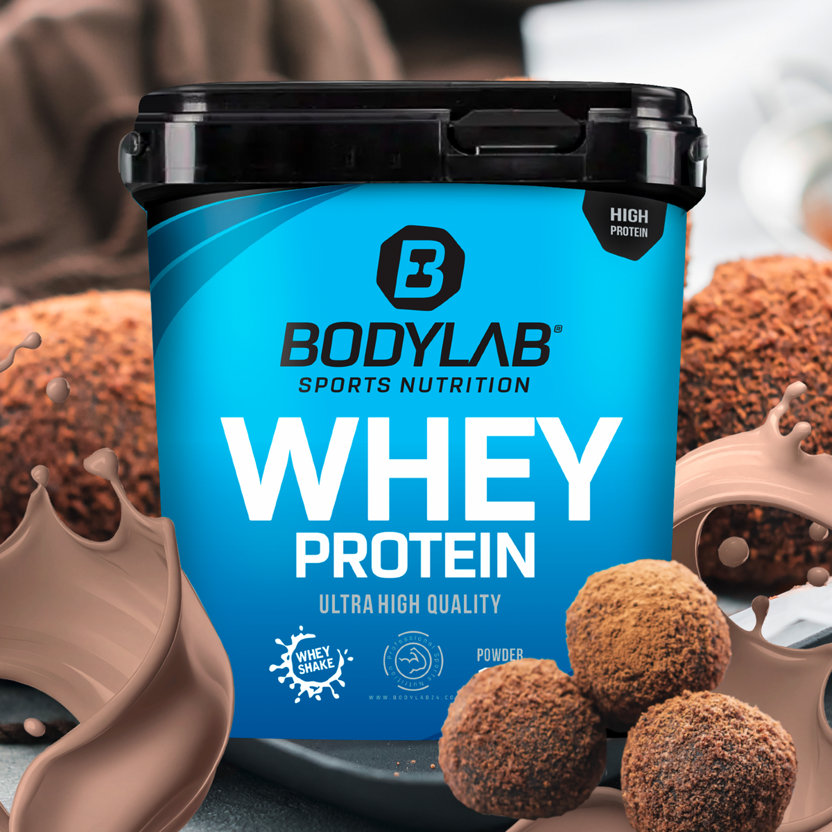 Whey Protein (1000g) Rum Ball