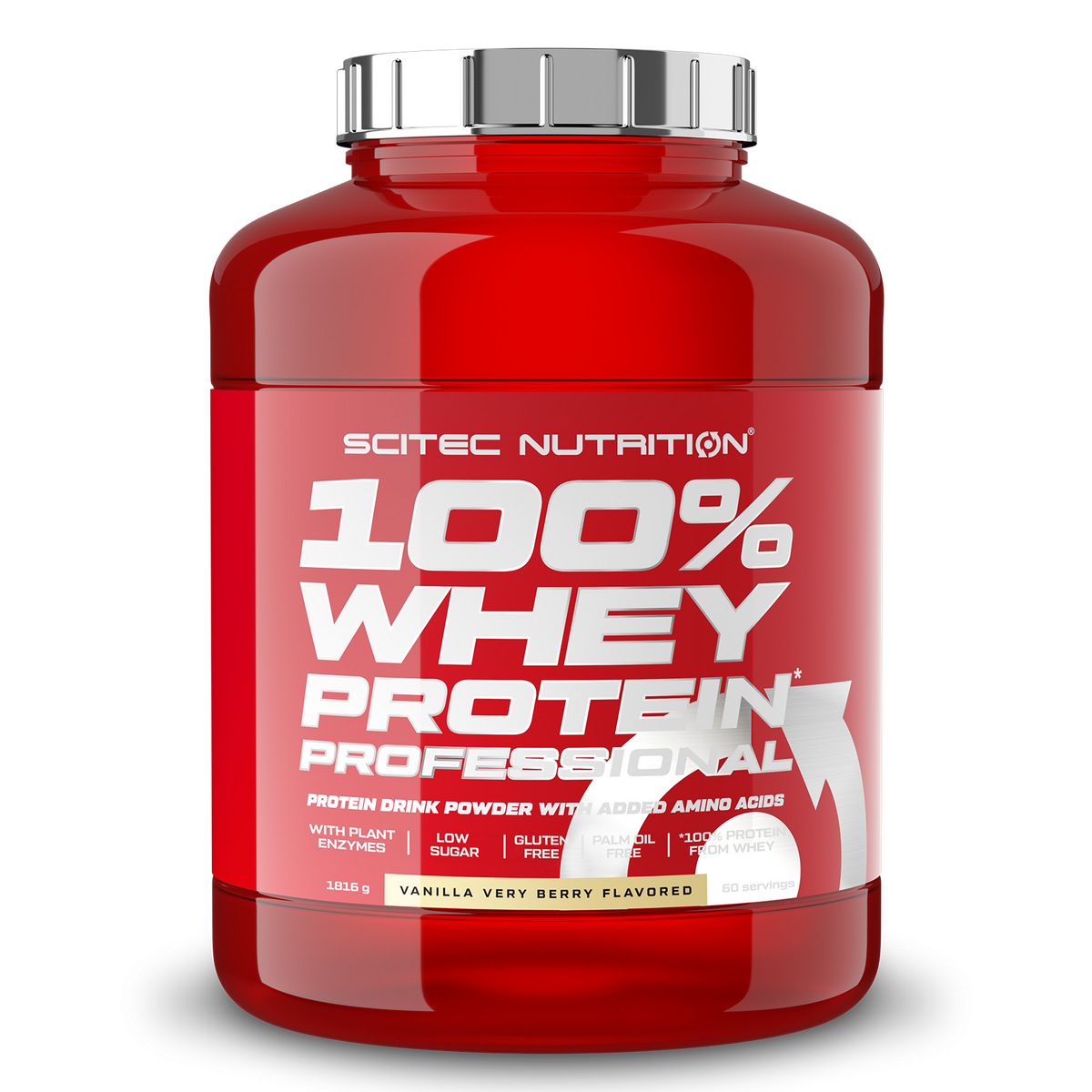 100% Whey Protein Professional (1816g) Vanilla Very Berry