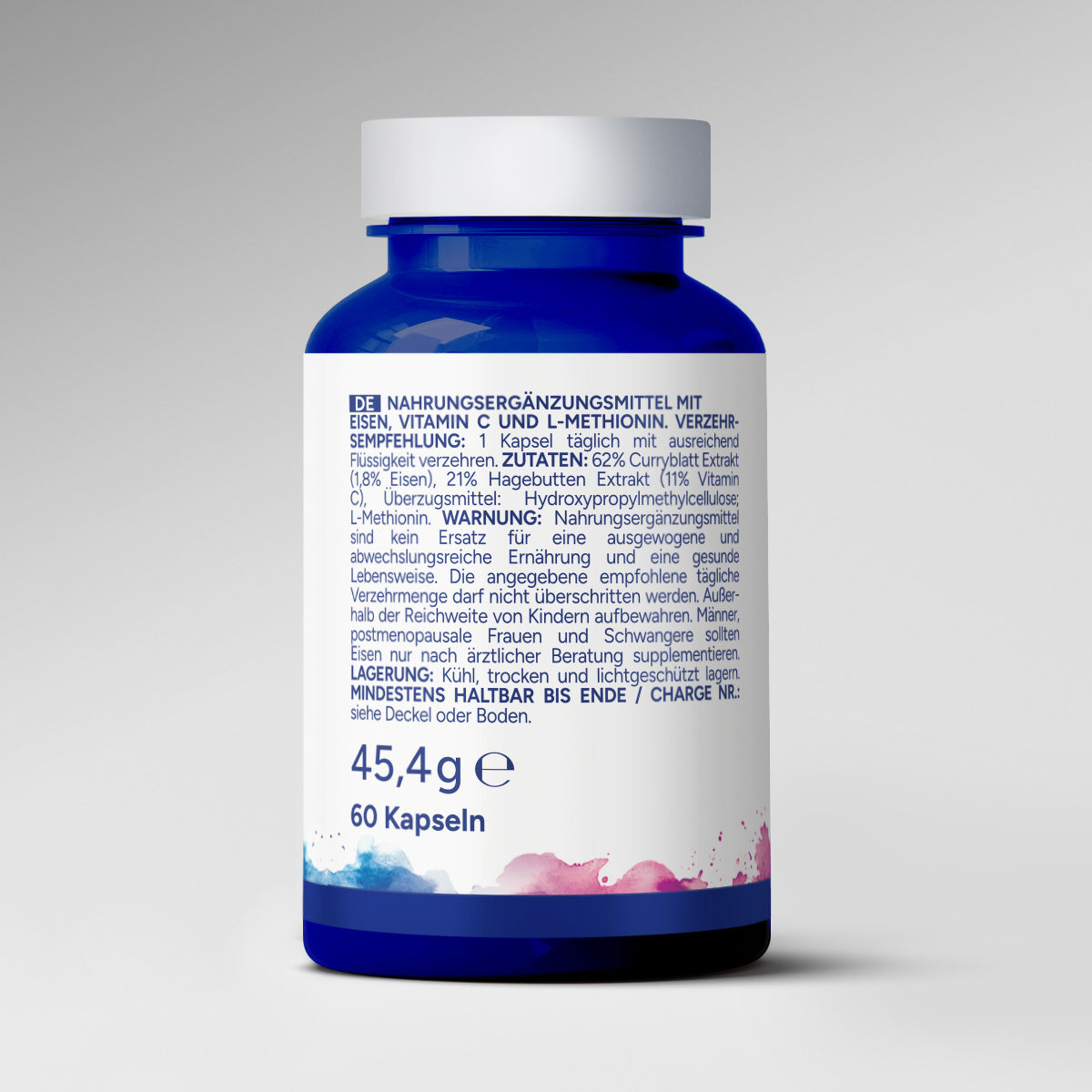 Eisen + Vitamin C (60 Kapseln)