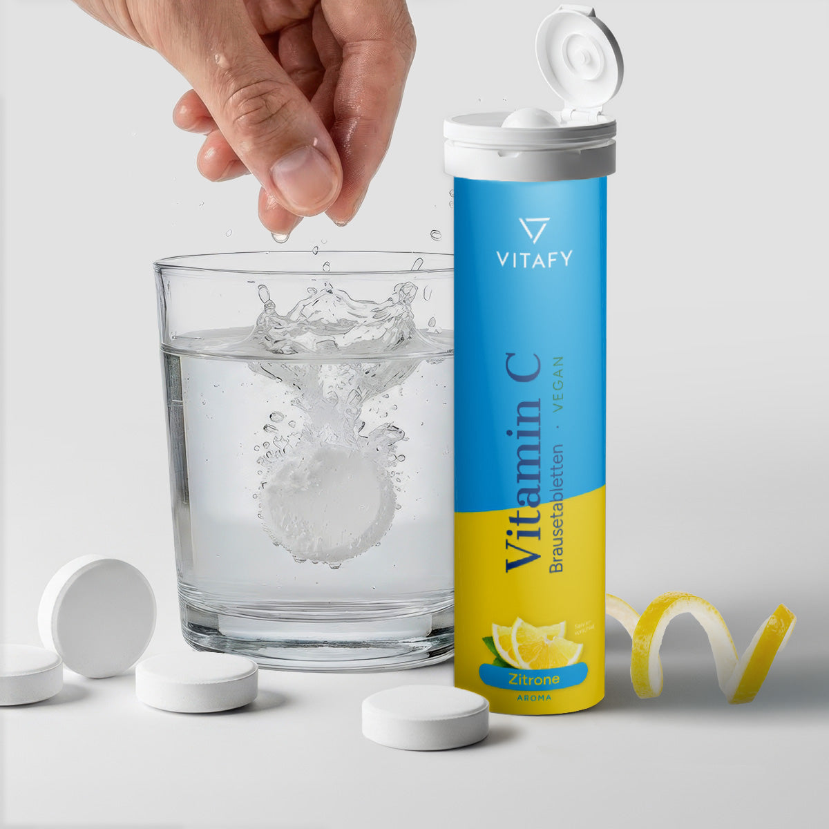 Vitamin C - Zitrone (20 Brausetabletten)