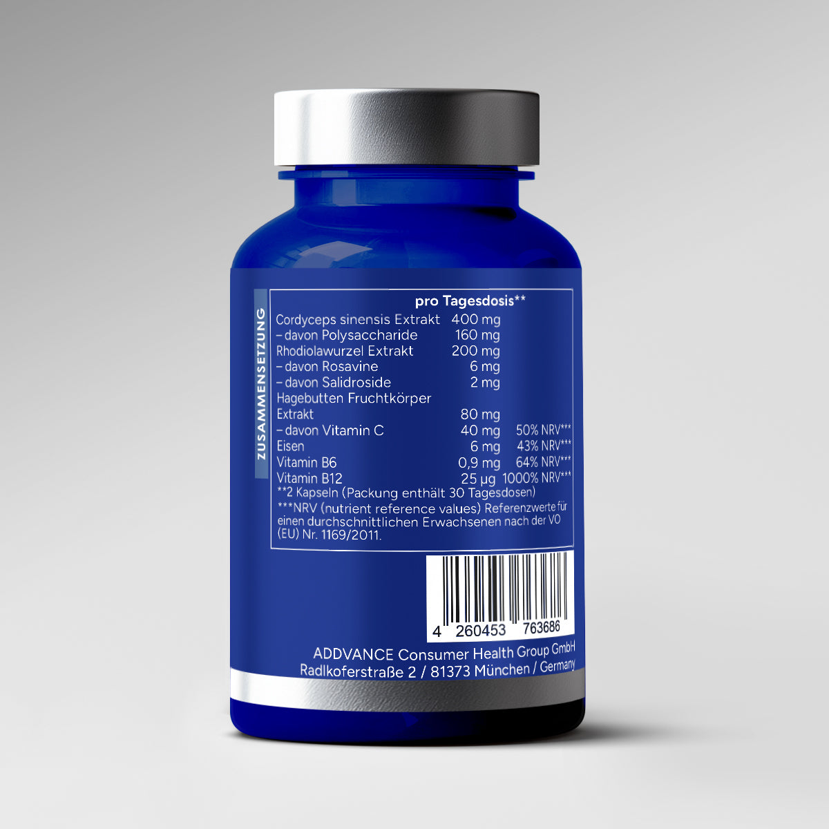 OXIVA - Sauerstoff Transport Komplex (60 Kapseln)