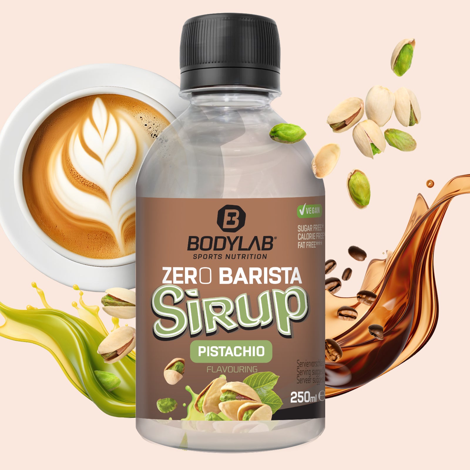 3 x Zero Barista Sirup (250ml)