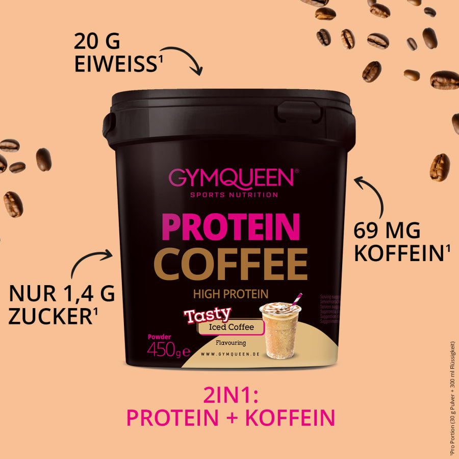 NEW YEAR DEAL: 7Für3 Protein Coffee und Tasty Drops mit GRATIS Protein Coffee + Zero Drink + 3x Tasty Drops und Shaker