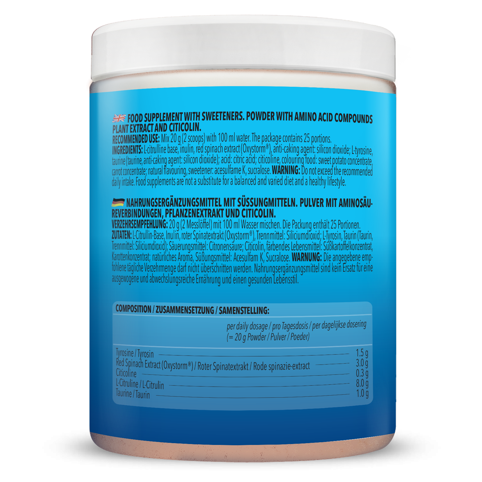 Alpha Storm - OXYSTORM® Pre Workout Blood Orange (500g)