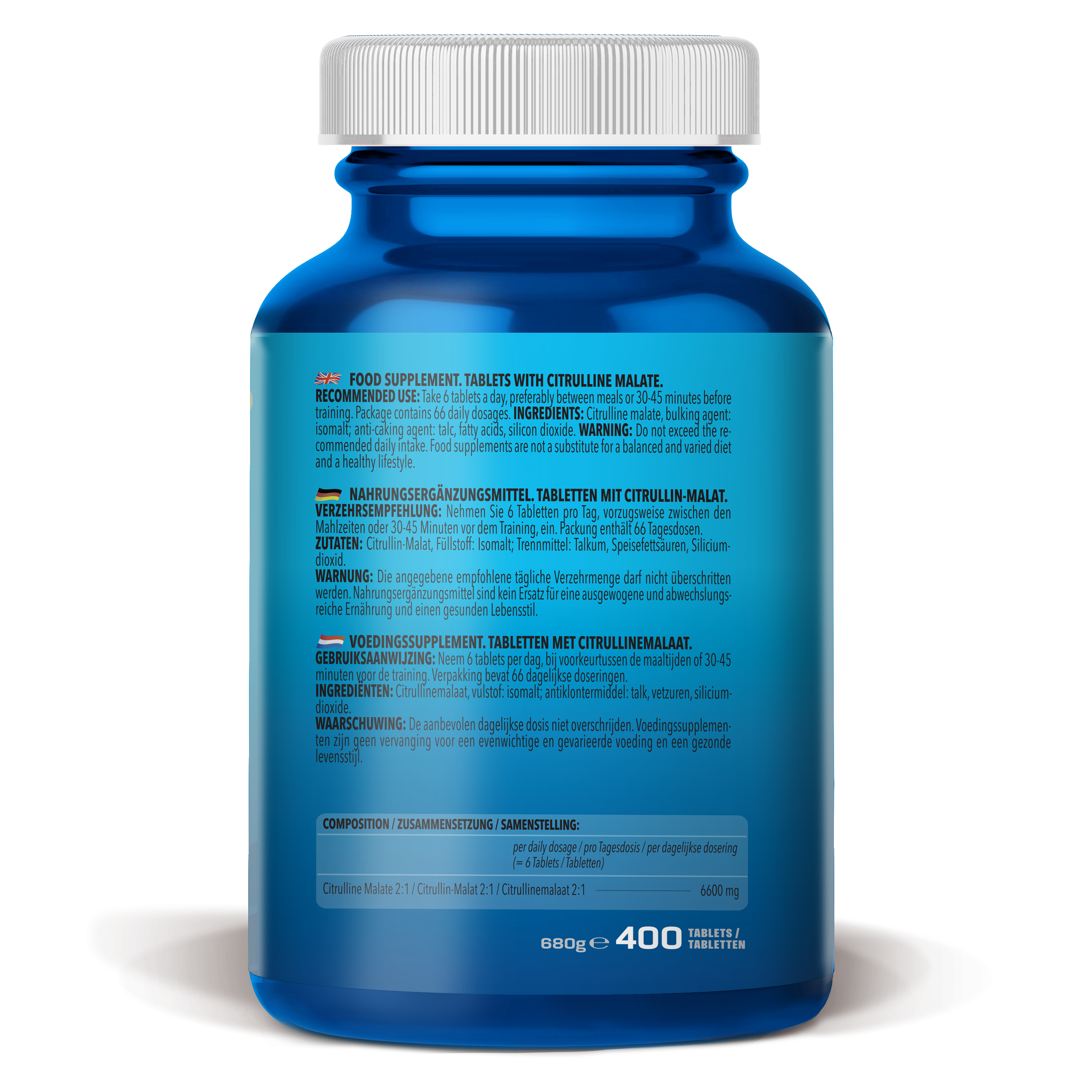 Citrulline Malate Pro (400 Tabletten)