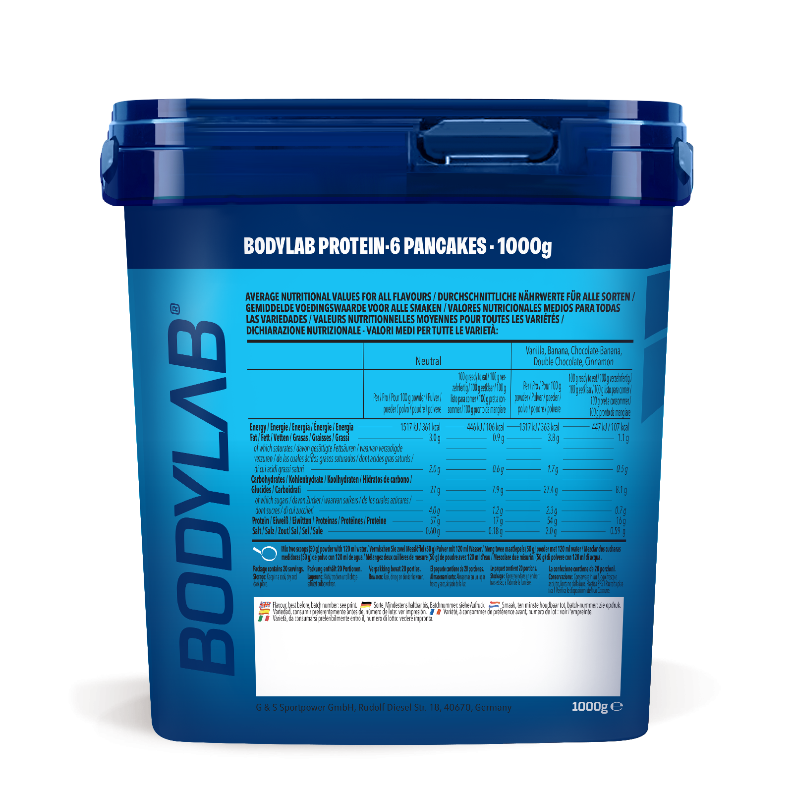 Protein-6 Pancakes (1000g)