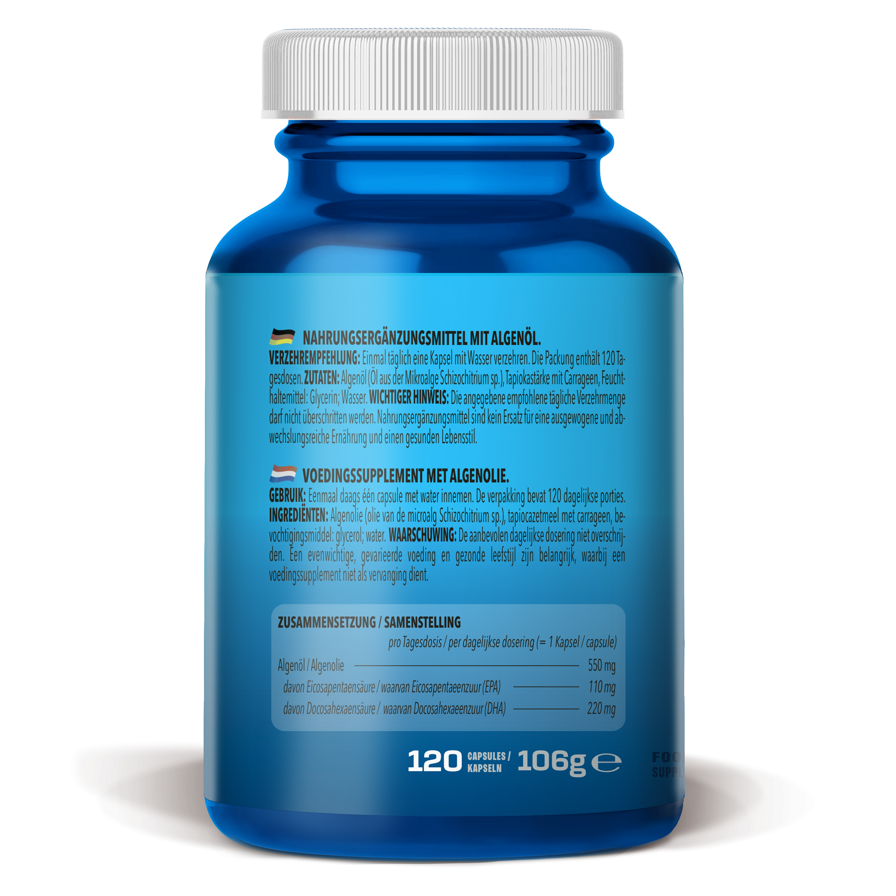 2 x Vegan Omega 3 (120 Kapseln)