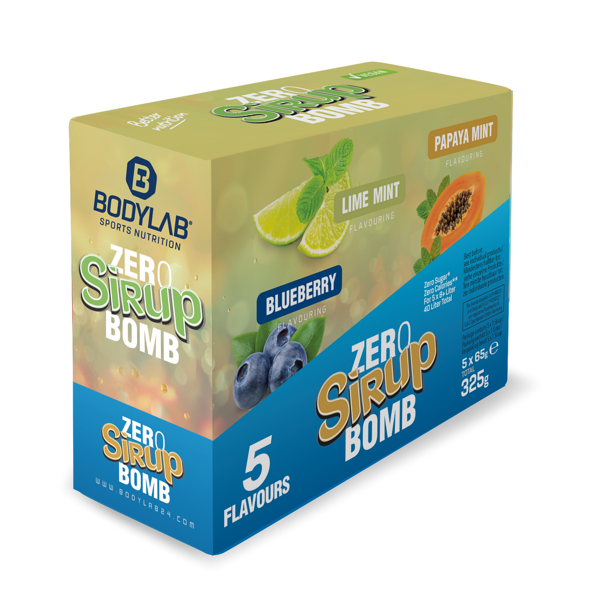 ZERO Sirup BOMB 1.0 - 4.0 Box (5x65ml) Mixed Box 4
