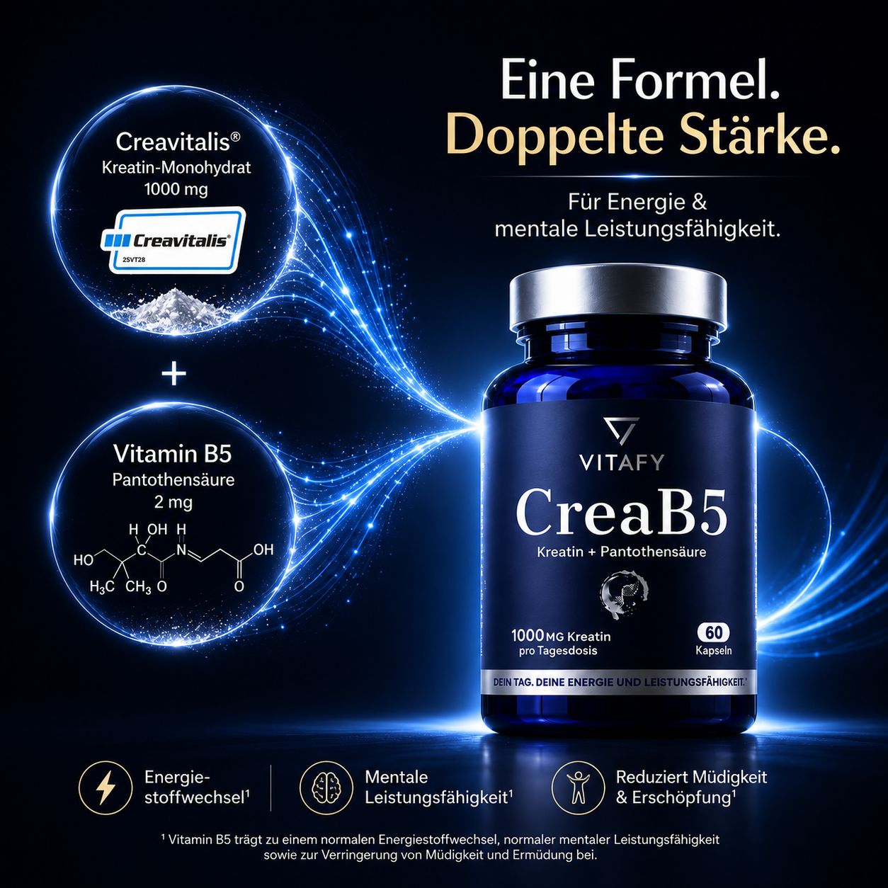 CreaB5 Energie Formel (60 Kapseln)