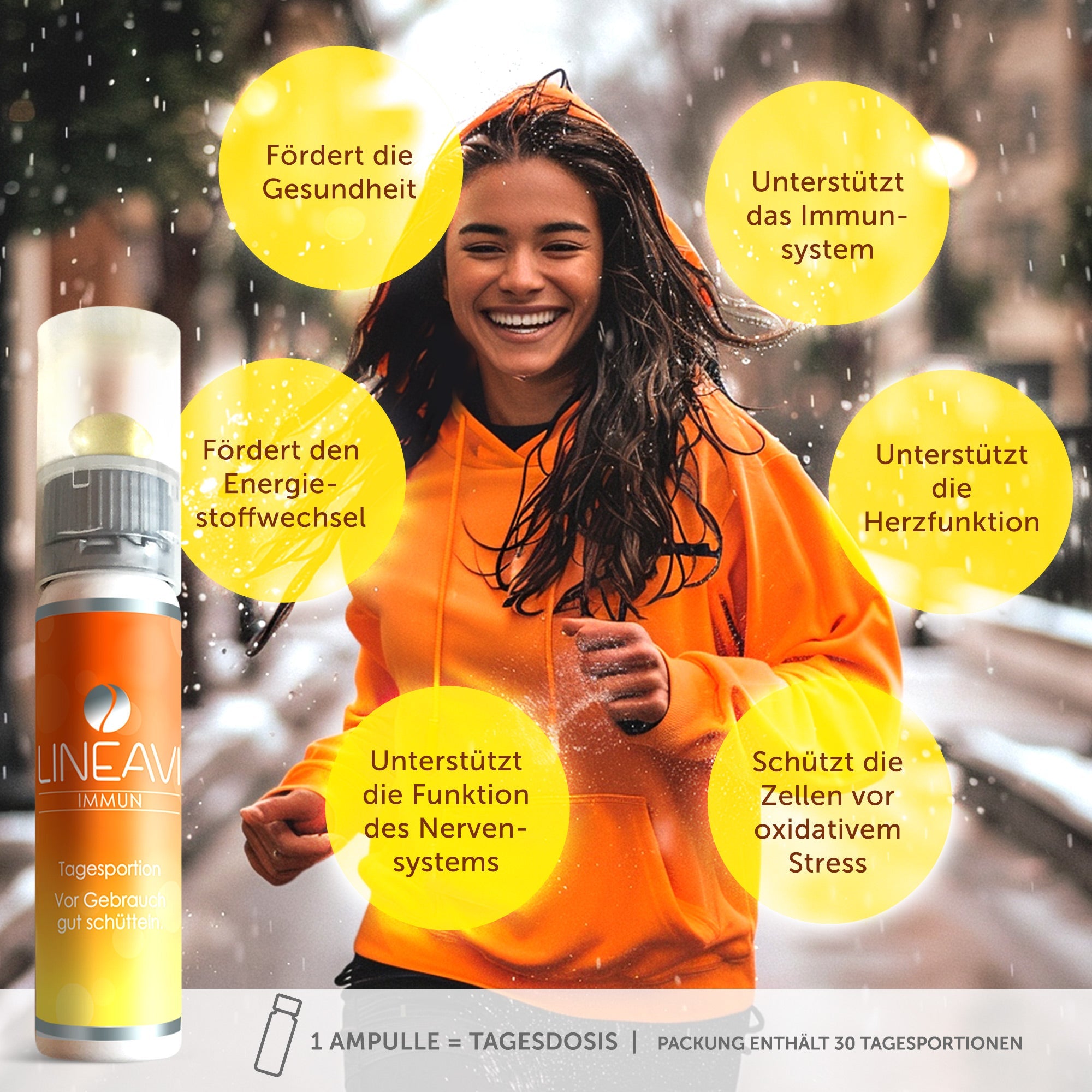 LINEAVI Immun 2-Monatspackung (2x30x25ml Trinkfläschchen + 2x30 Omega 3 Kapseln)