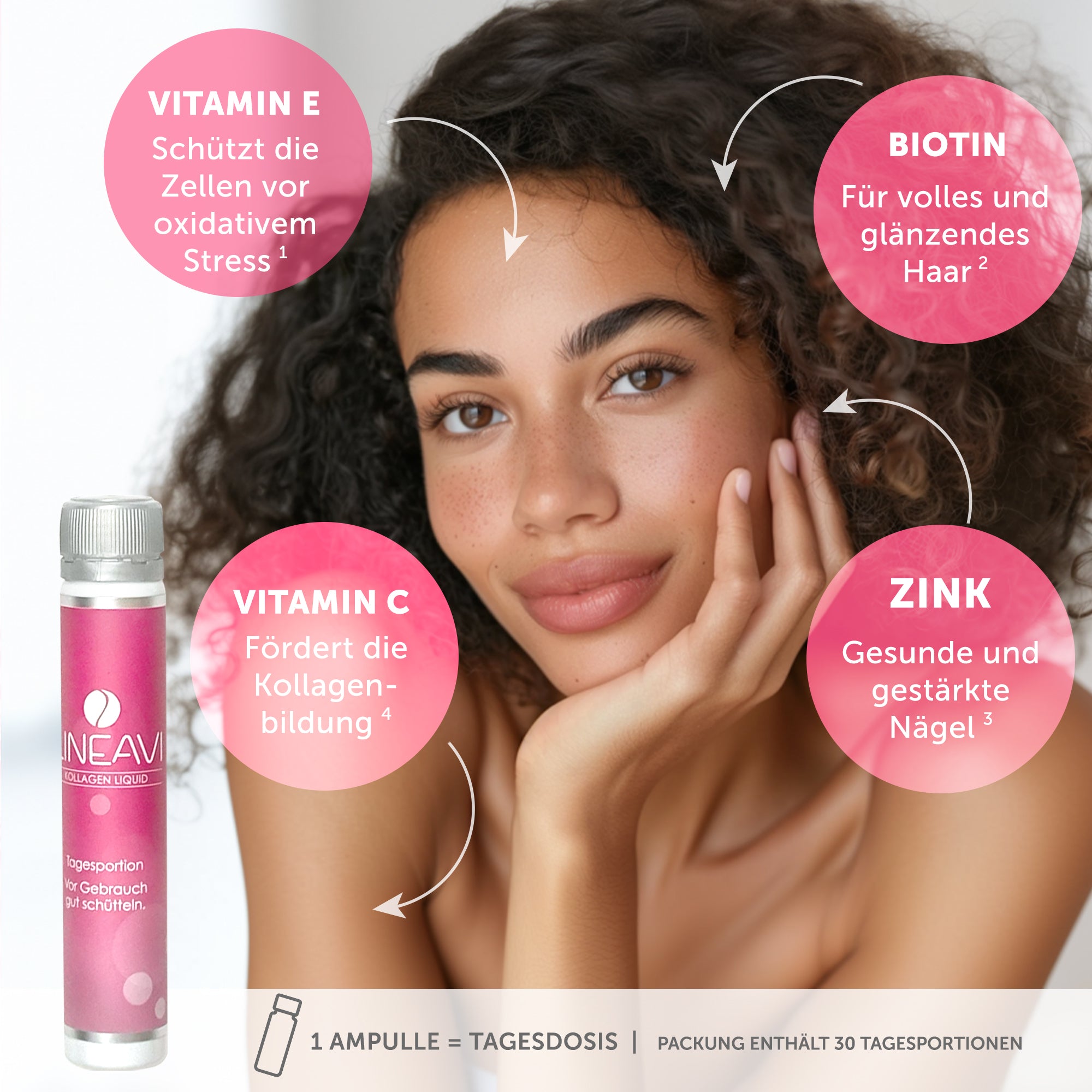 Kollagen Liquid 2-Monatspackung (2x30x25ml Trinkfläschchen)