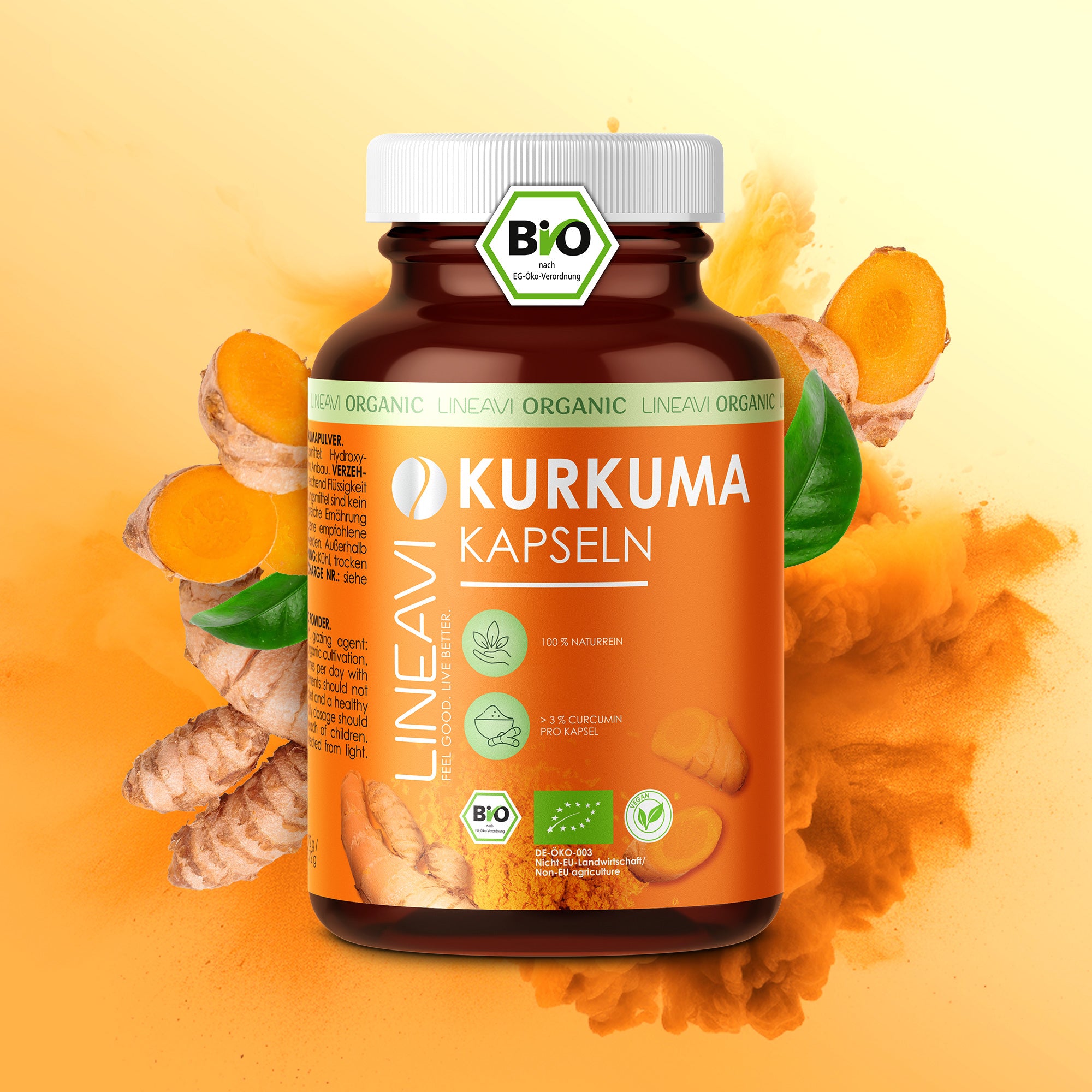 Kurkuma Kapseln bio (180 Kapseln)