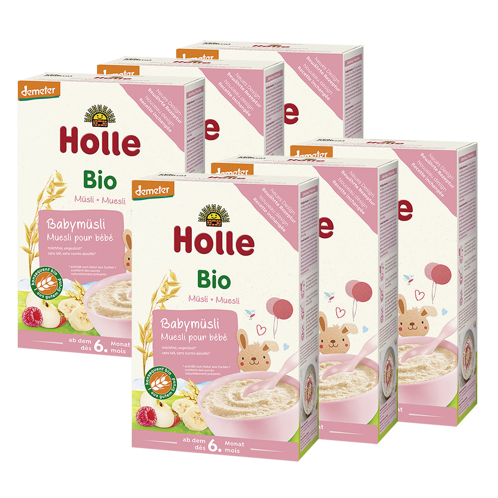 6 x Bio-Babybrei BabyMüesli ab dem 6. Monat (6x250g)