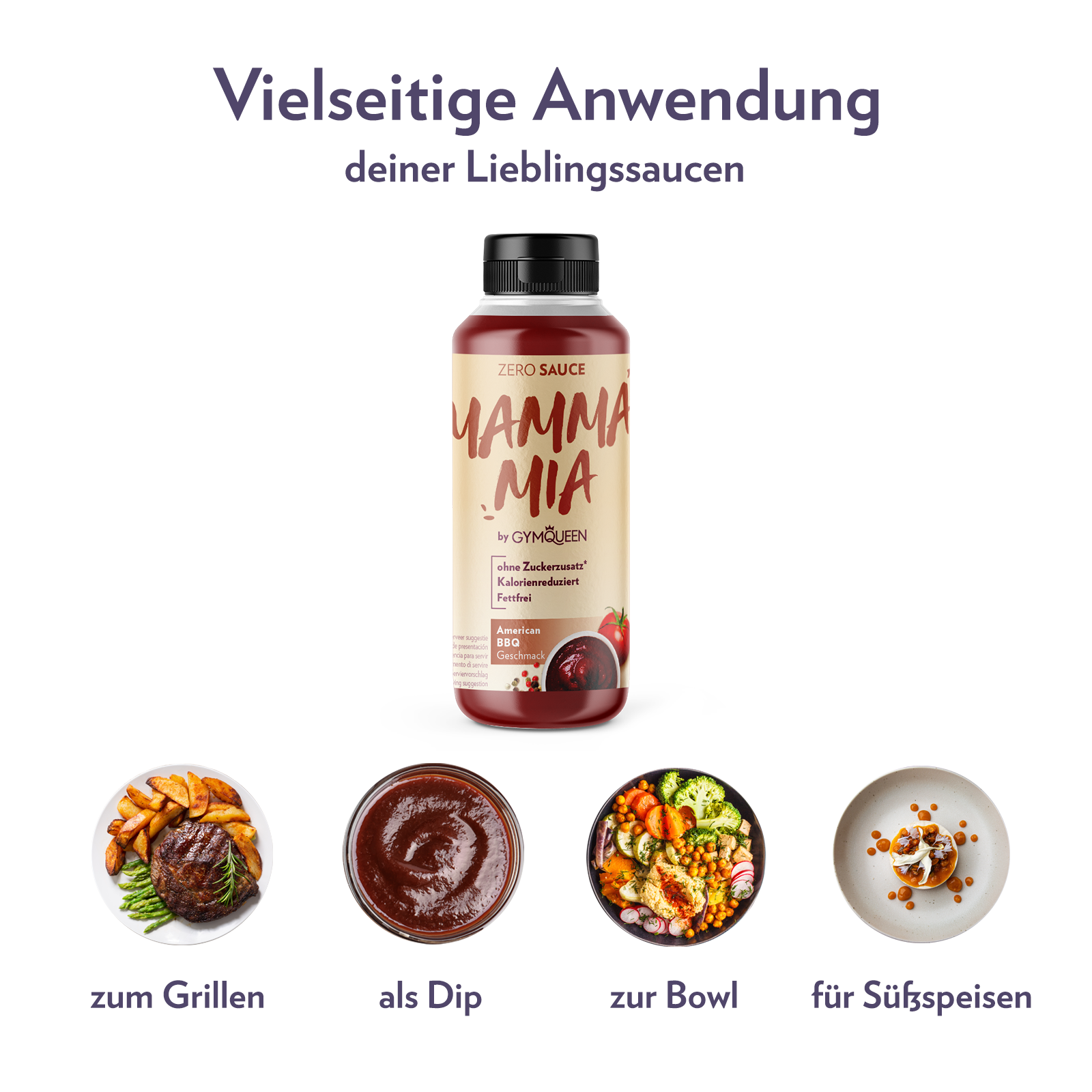 GymQueen Mamma Mia Zero Saucen (265ml)