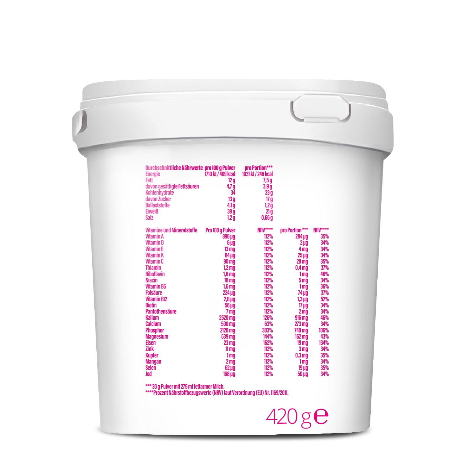 Slim Shake Mahlzeitersatz-Shake - 420g - Vanilla