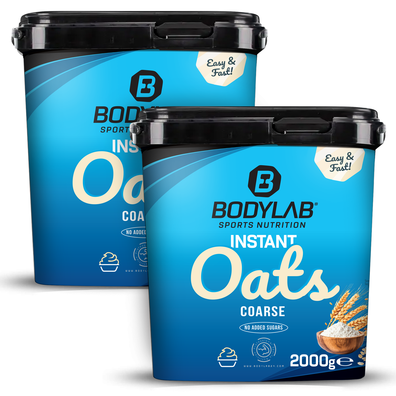 2 x Instant Oats coarse (je 2000g)