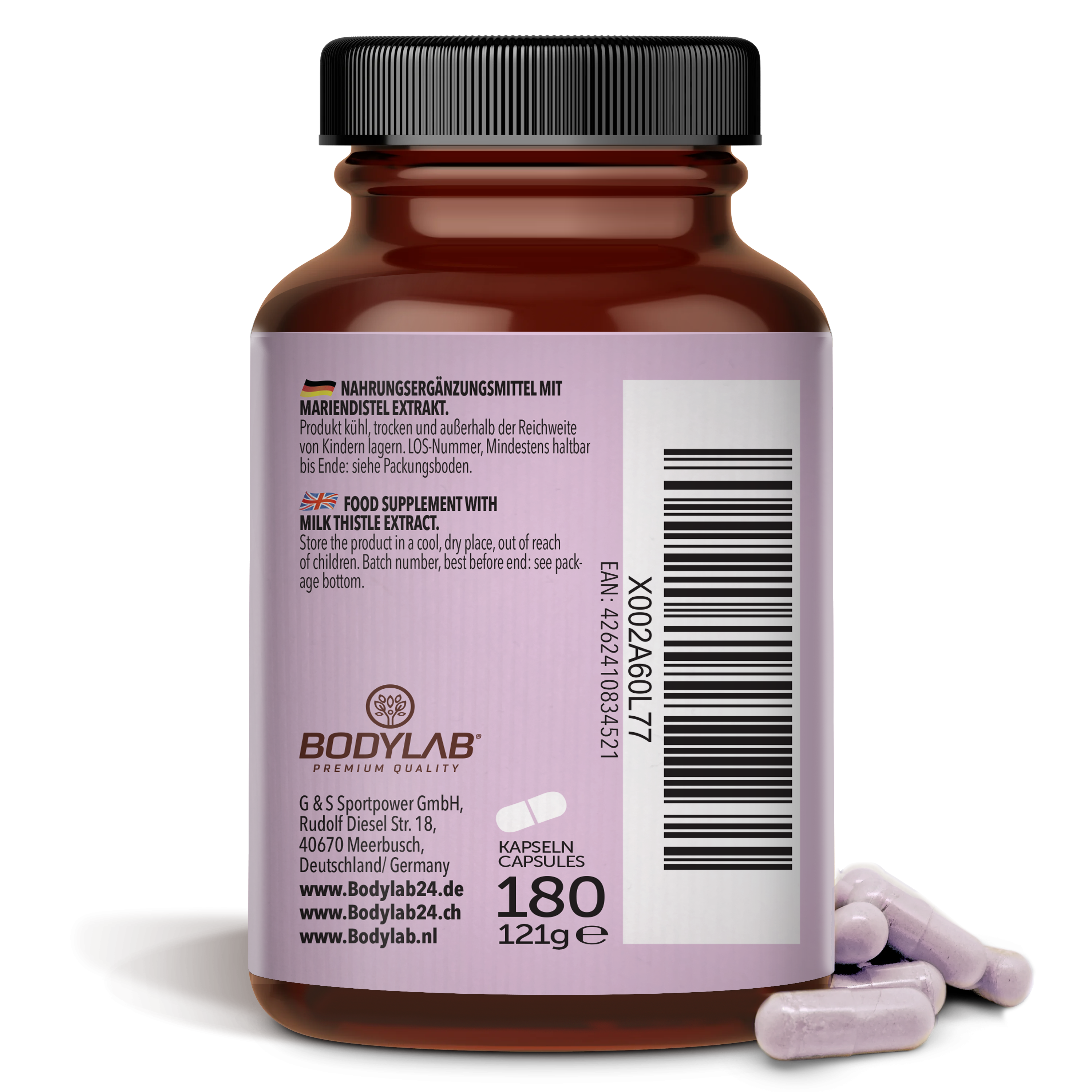 Mariendistel (30 % Silymarin) (180 Kapseln)