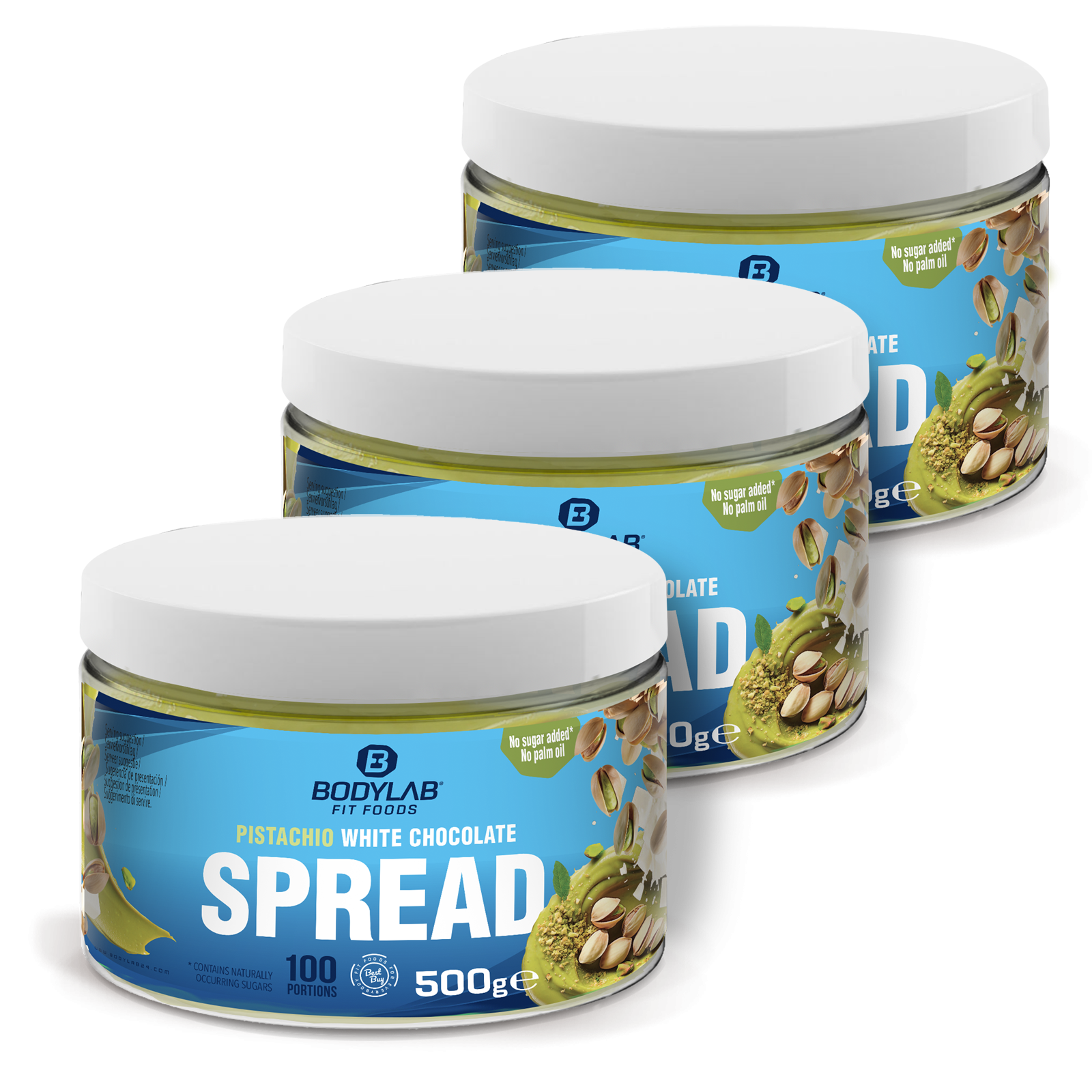 3 x Pistachio White Chocolate Spread (3 x 500g)
