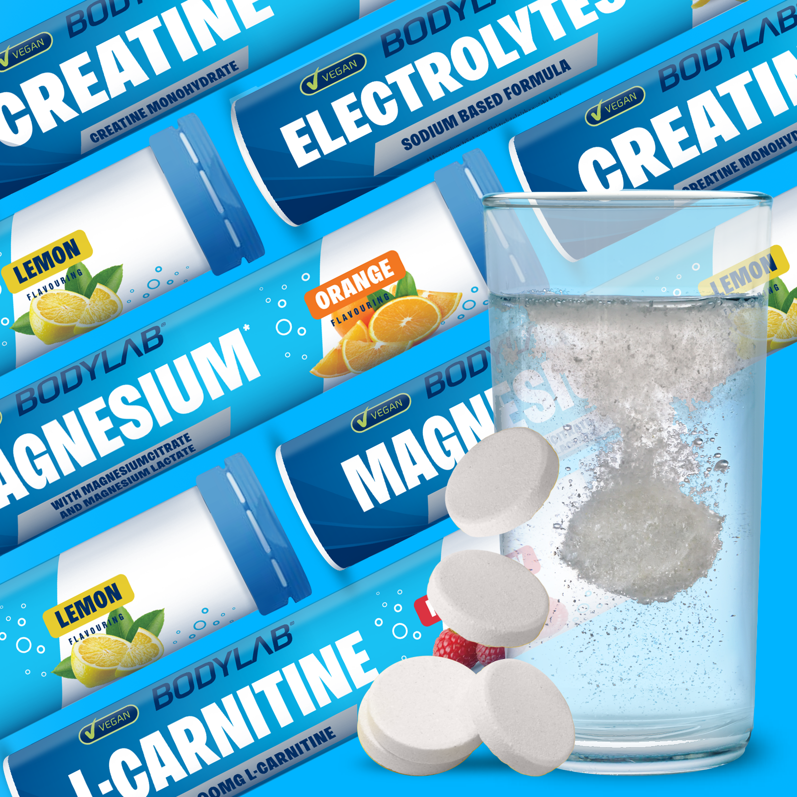 Electrolytes - 20 Brausetabletten - Lemon Flavouring