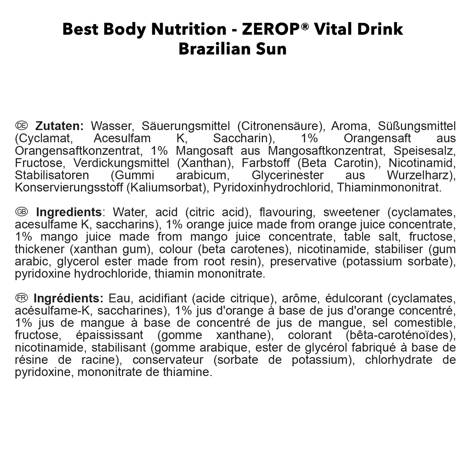 #Geschmack_Brazilian Sun