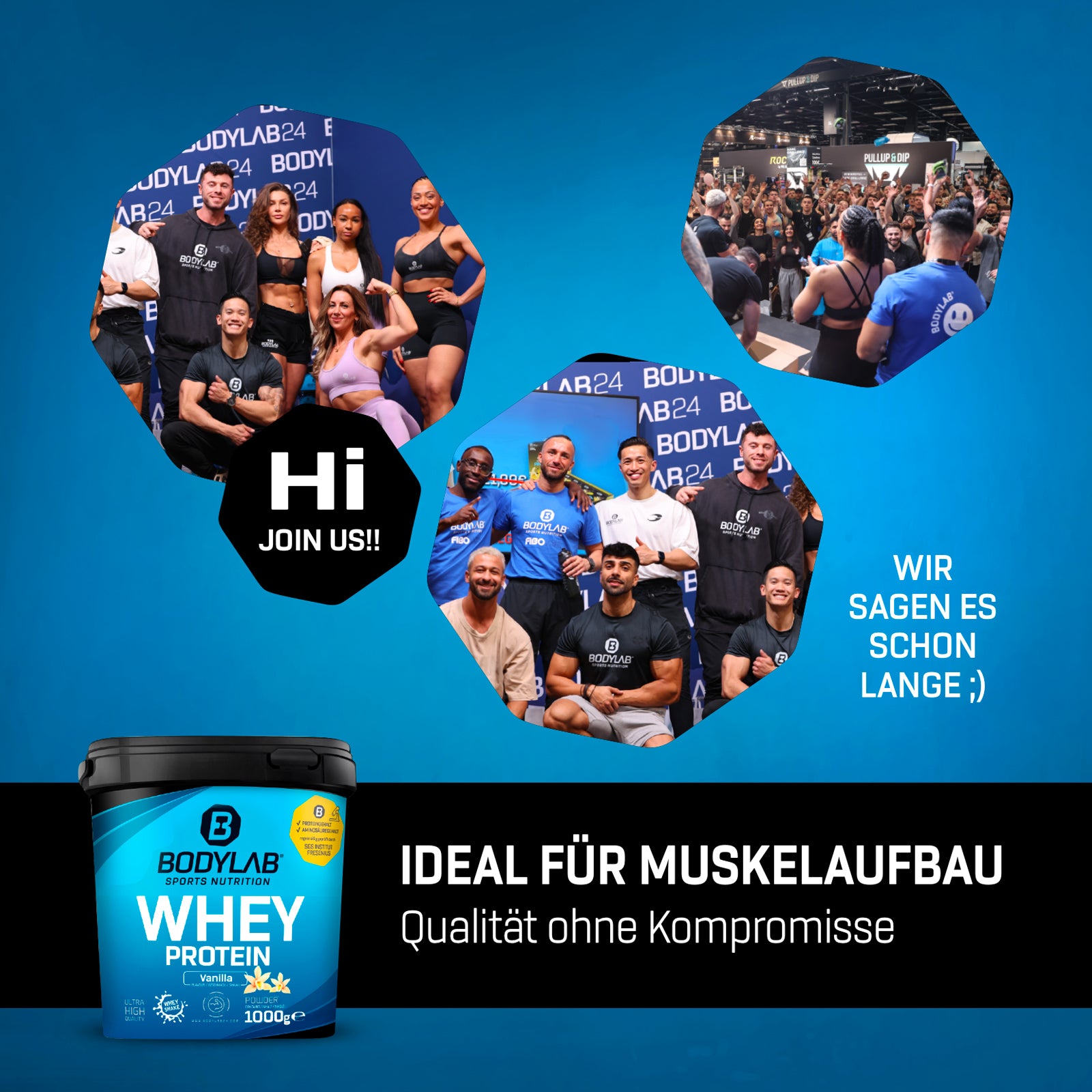 4x Whey Protein (4x1000g)