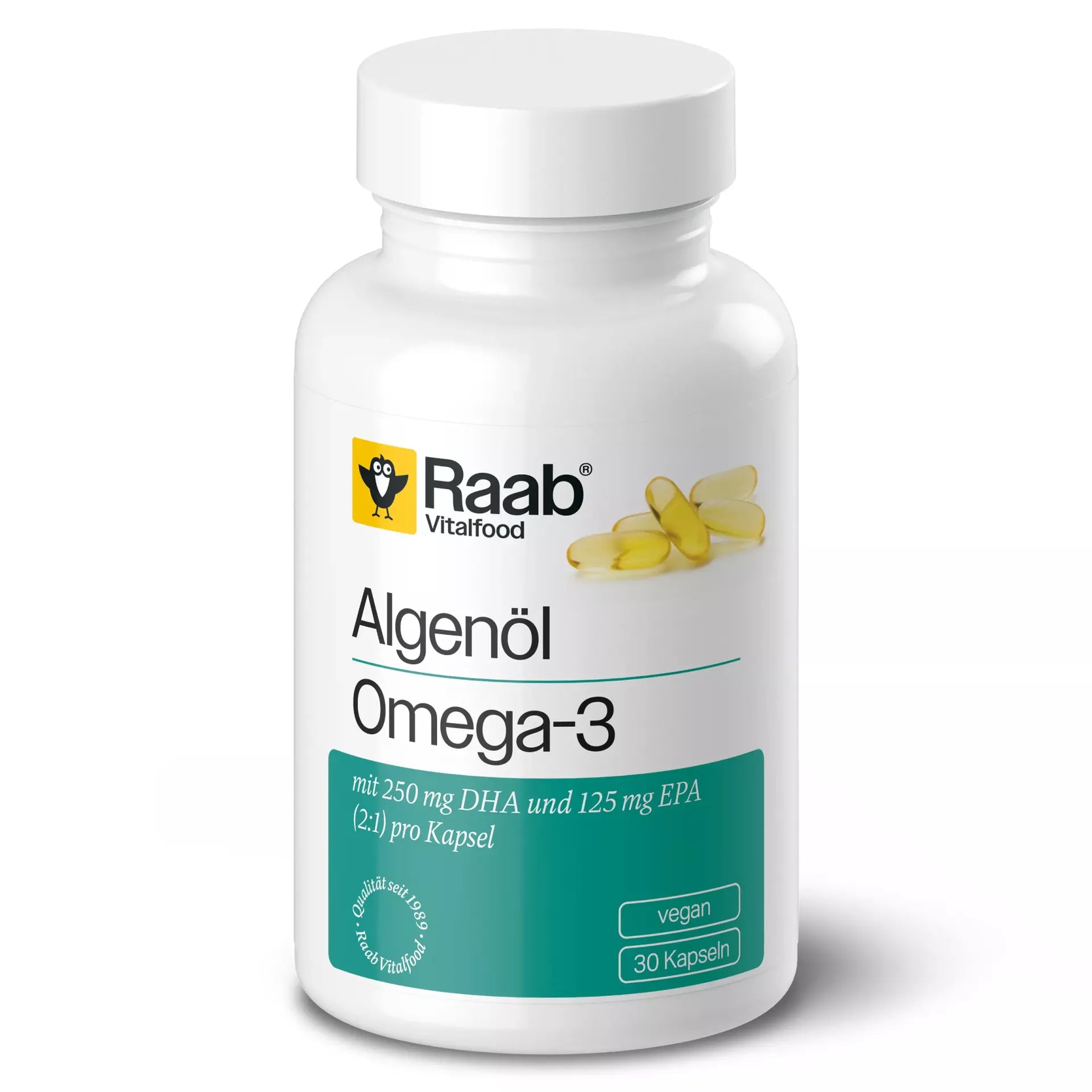Algenöl Omega-3 (30 Kapseln)