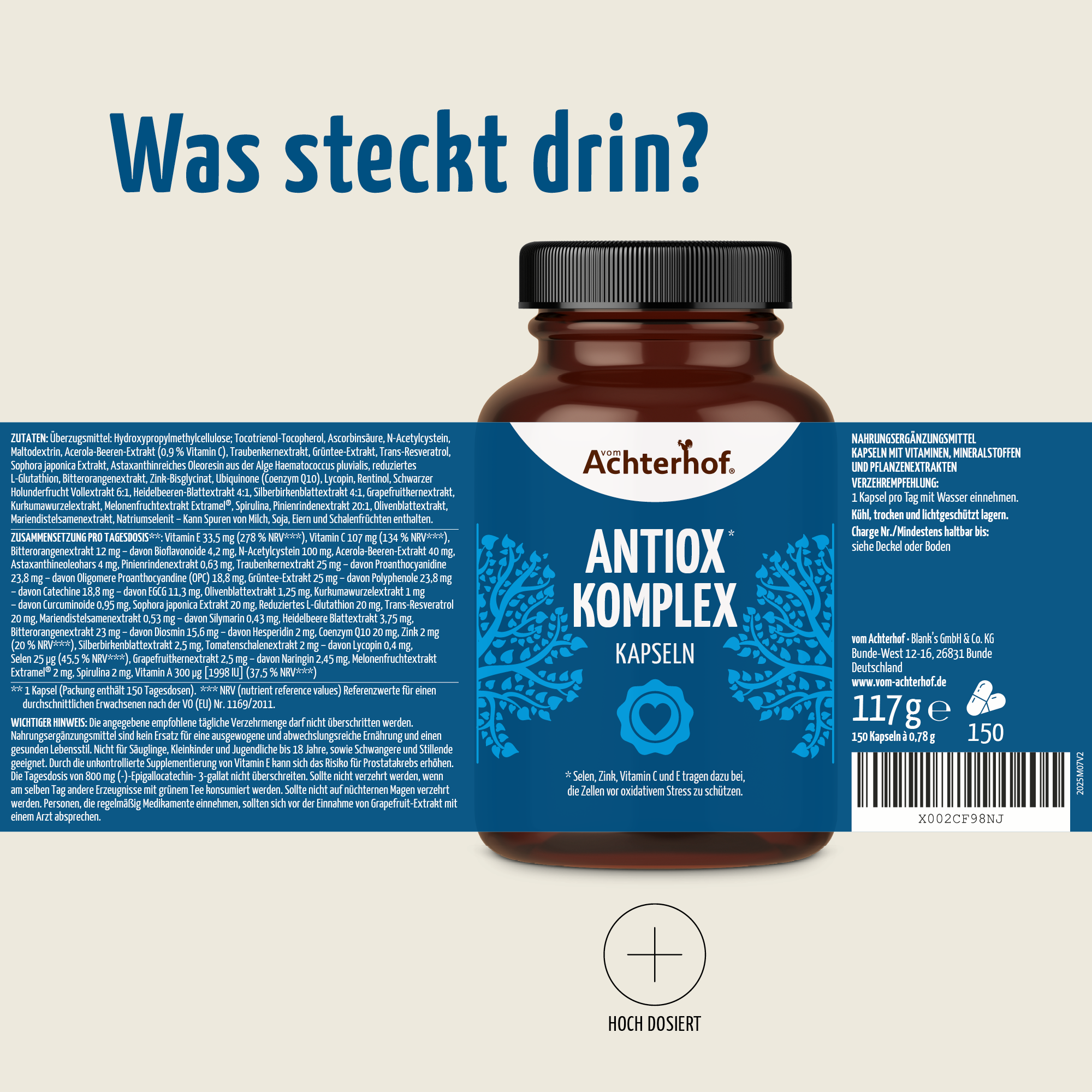 AntiOx Komplex Kapseln (150 Kapseln)