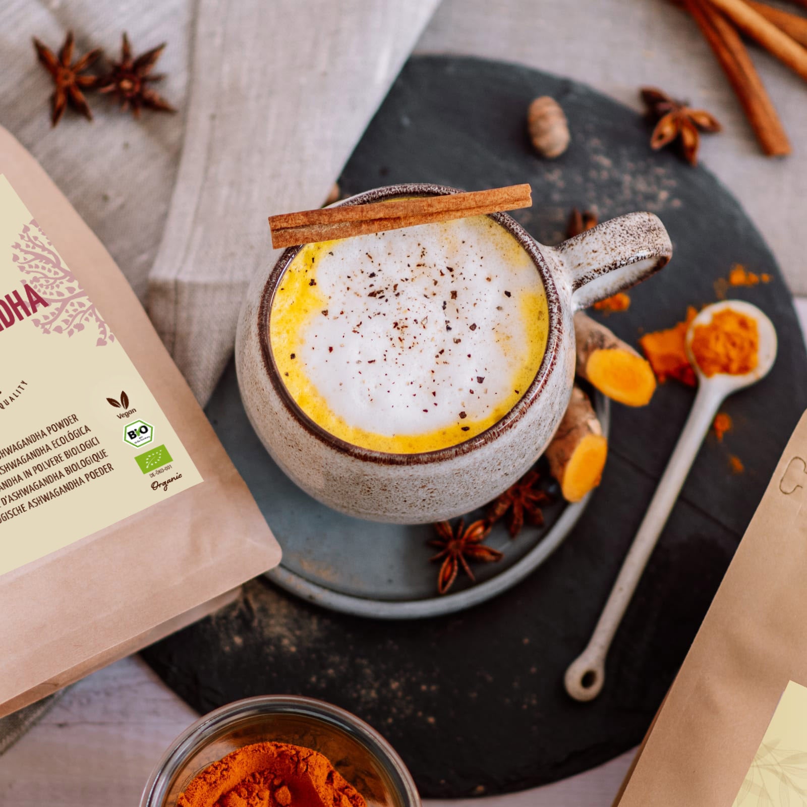 Ashwagandha Pulver Bio (1000g)