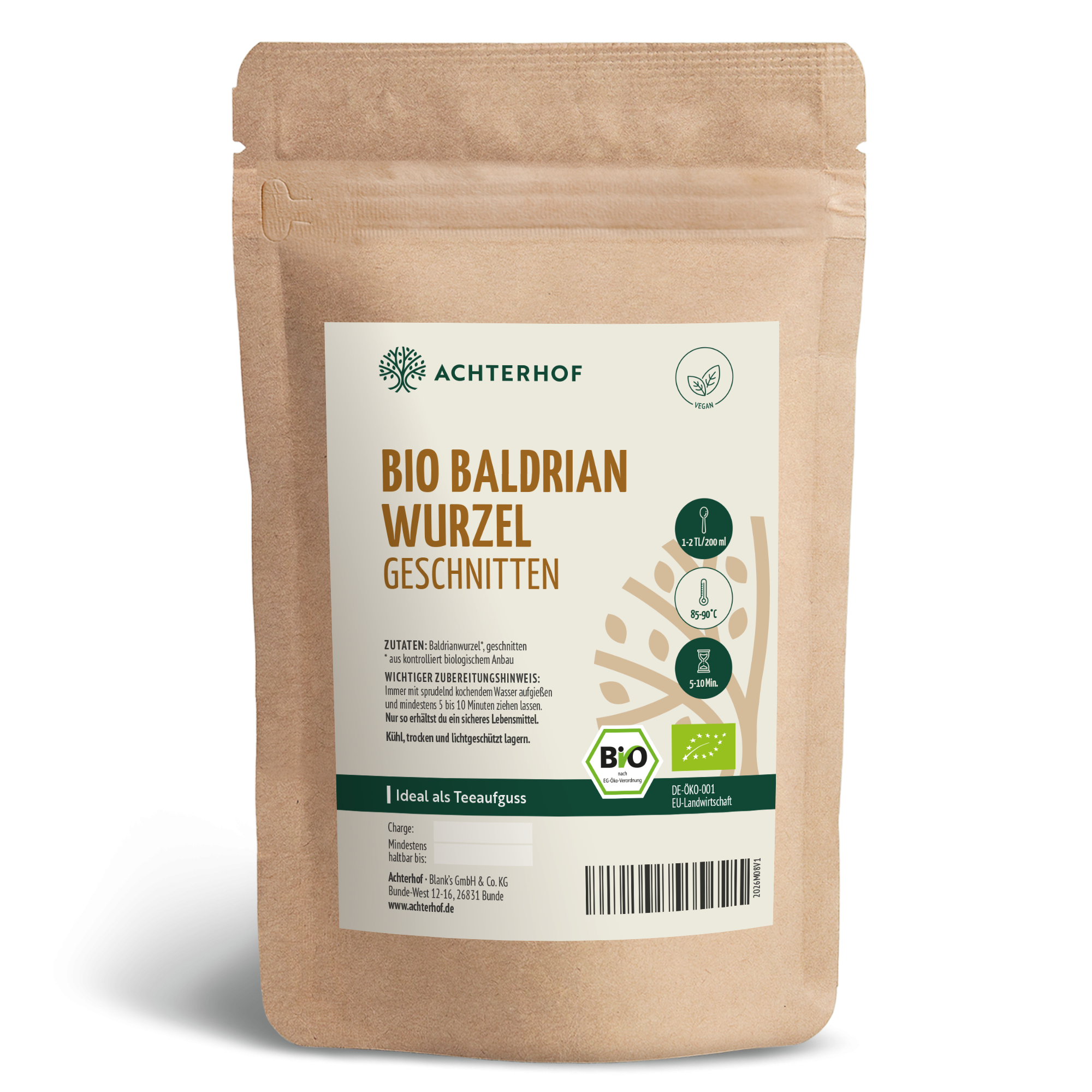 Baldrianwurzel geschnitten Bio (250g)