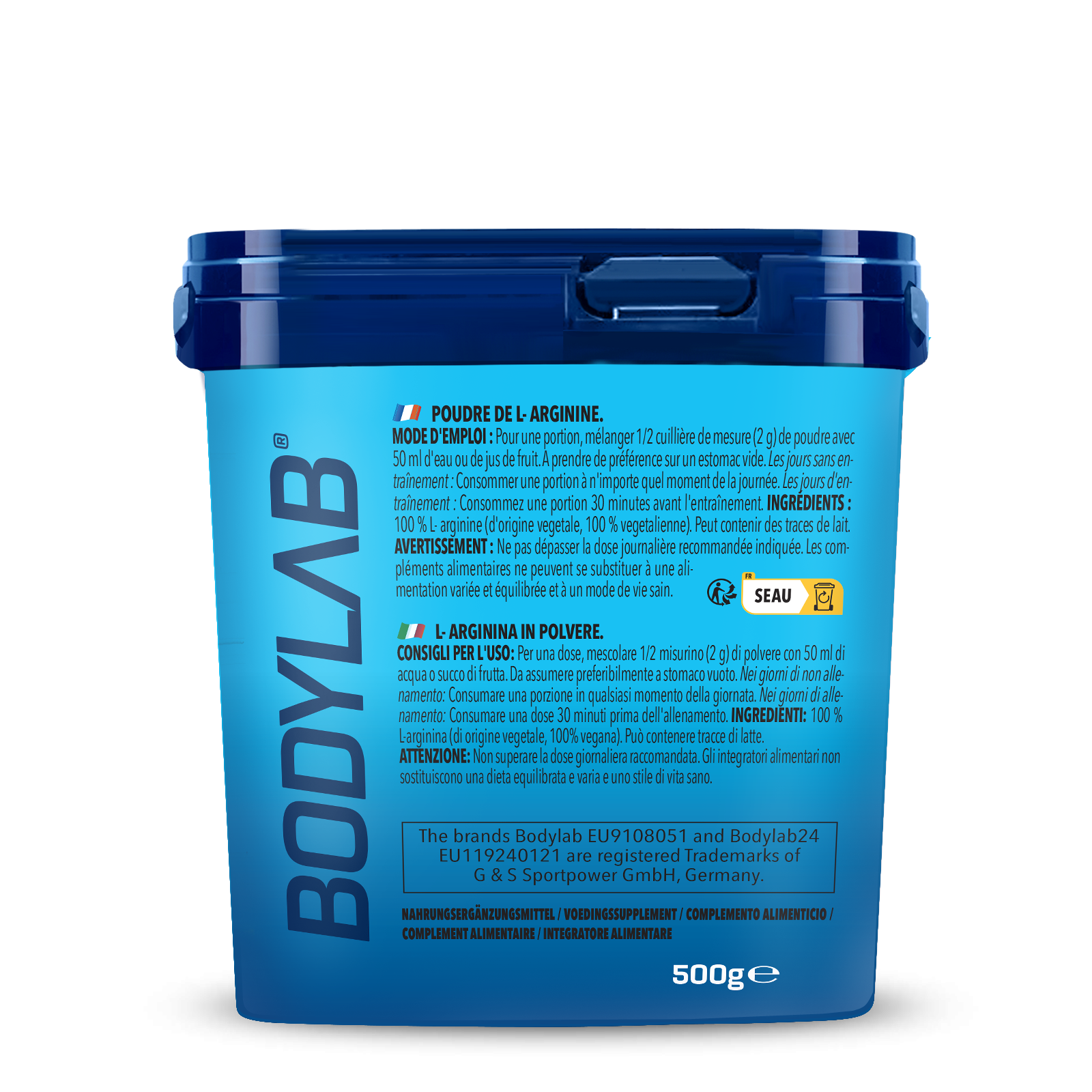 3 x Arginine Powder (je 500g)