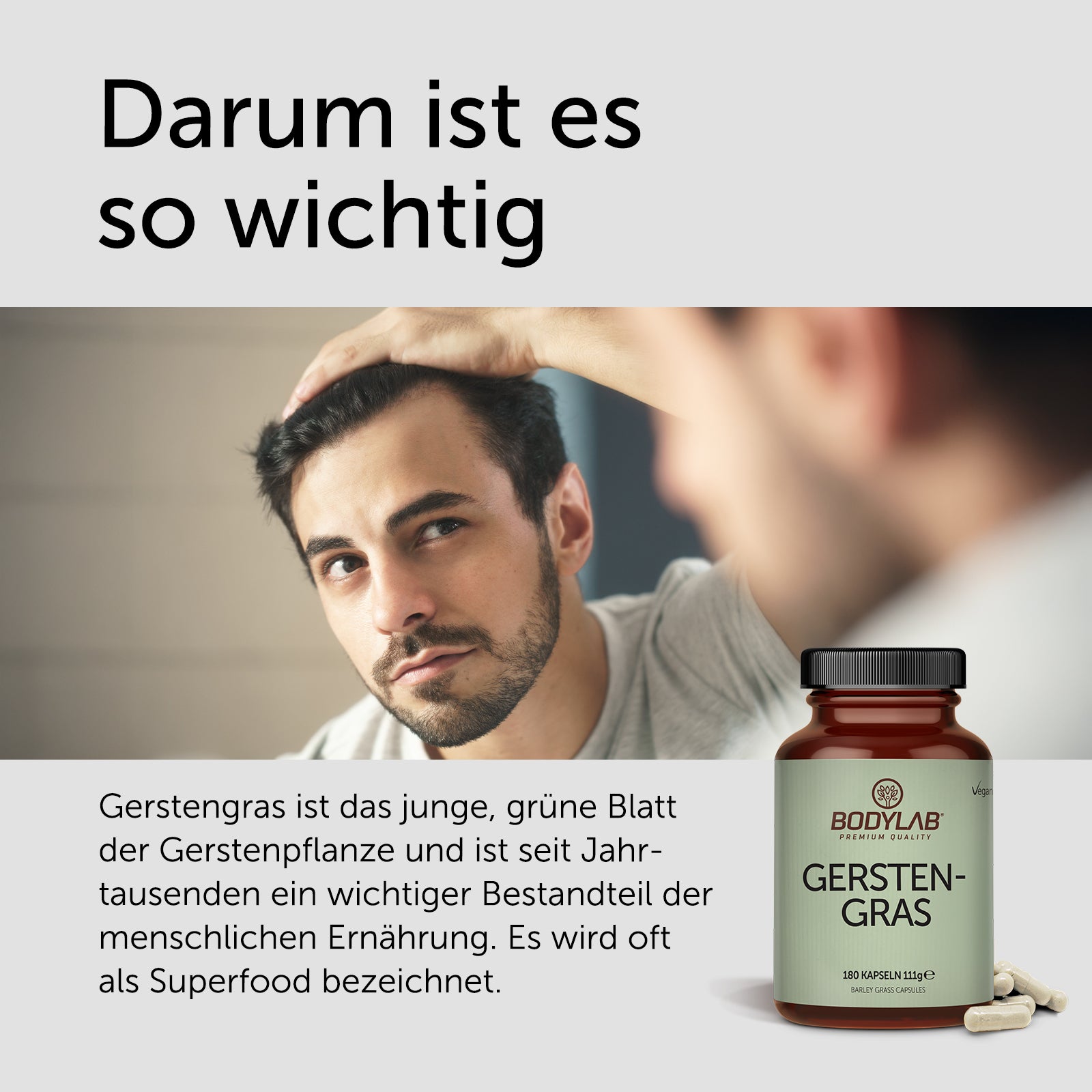 2 x Gerstengras in Kapselform (2 x 180 Kapseln)