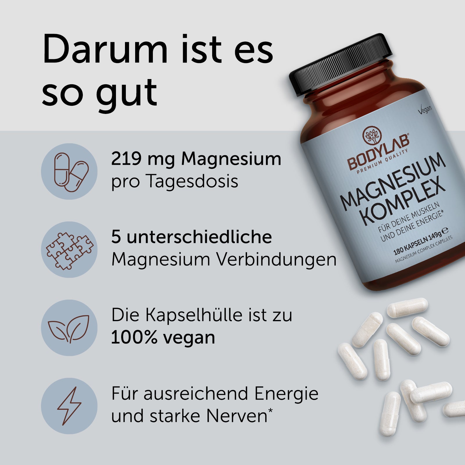 2 x Magnesium Komplex (2 x 180 Kapseln)