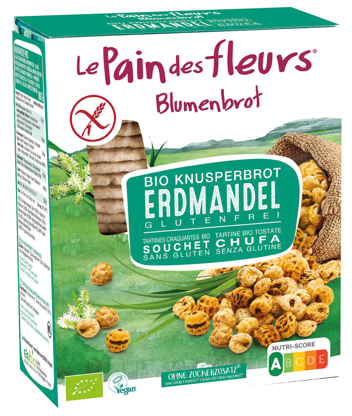 Blumenbrot Erdmandel bio (150g)