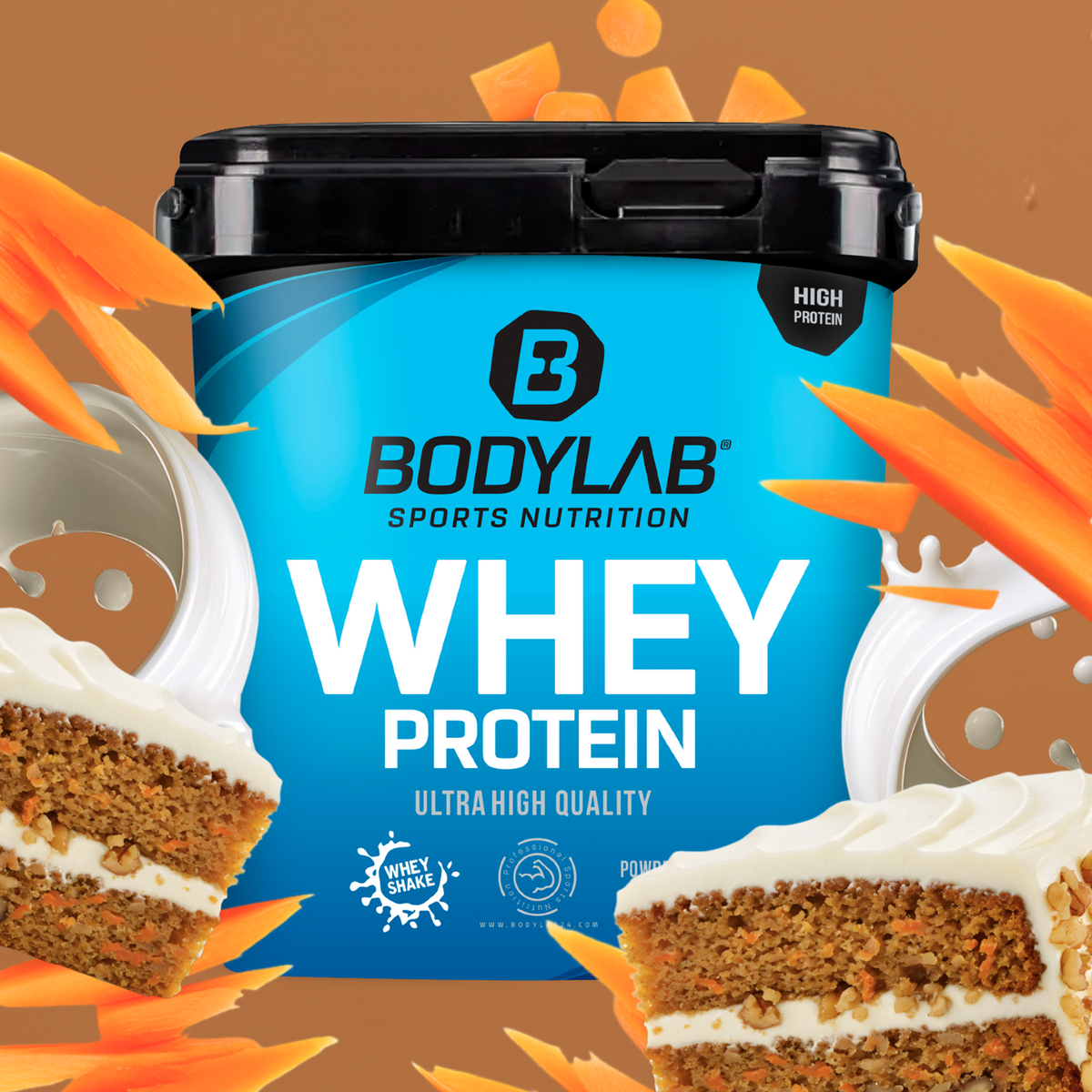 Whey Protein - SALE (1000g) Chunky Karottenkuchen (carrot cake)