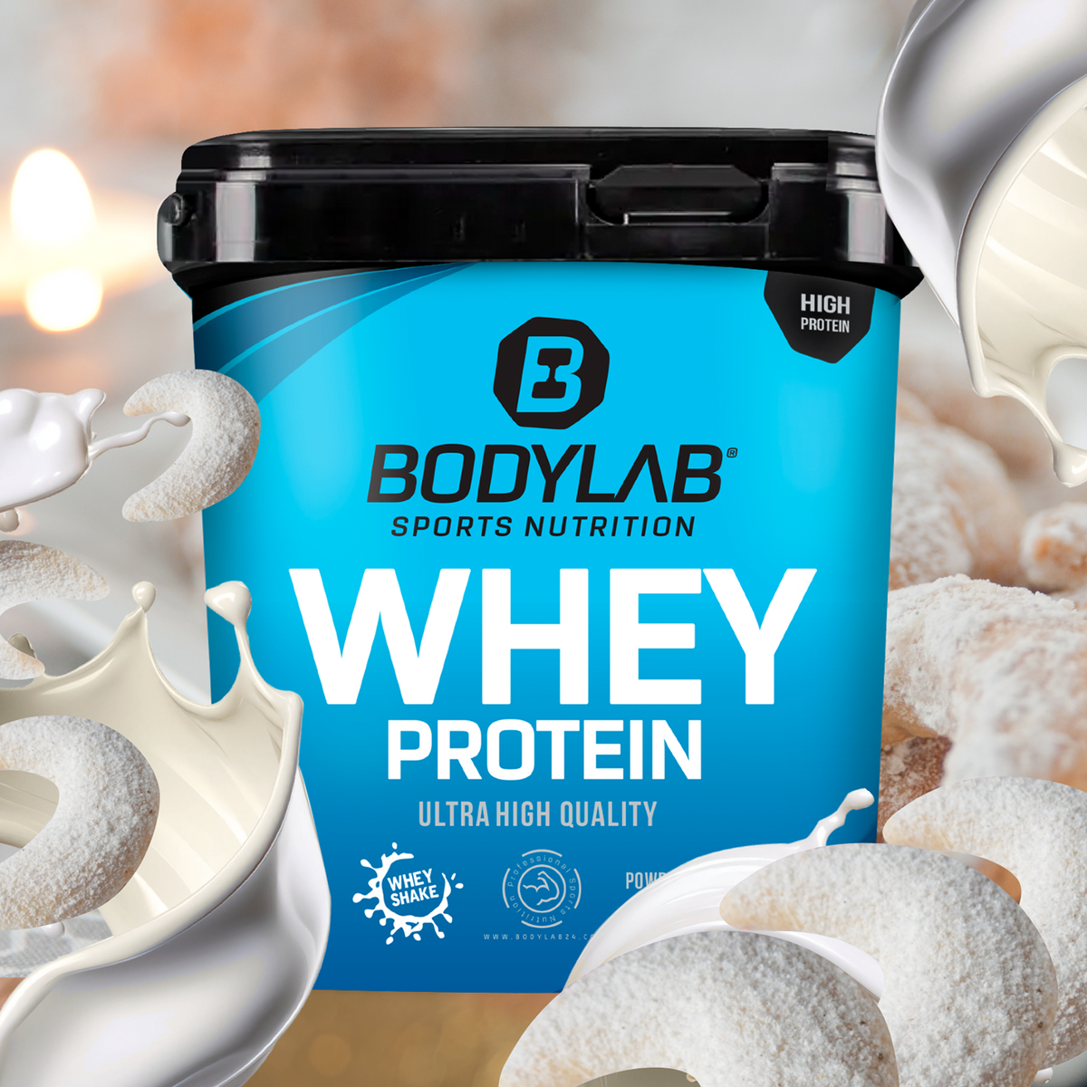 Whey Protein - SALE (2000g) Nusskipferl (nut crescents)