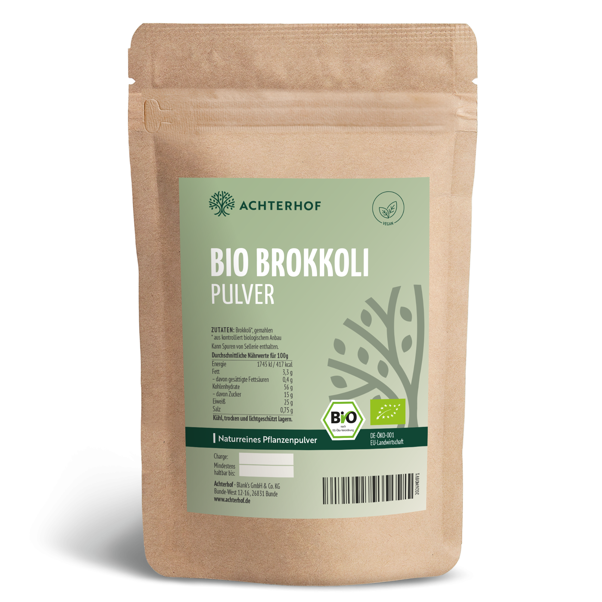 Brokkoli Pulver Bio (500g)