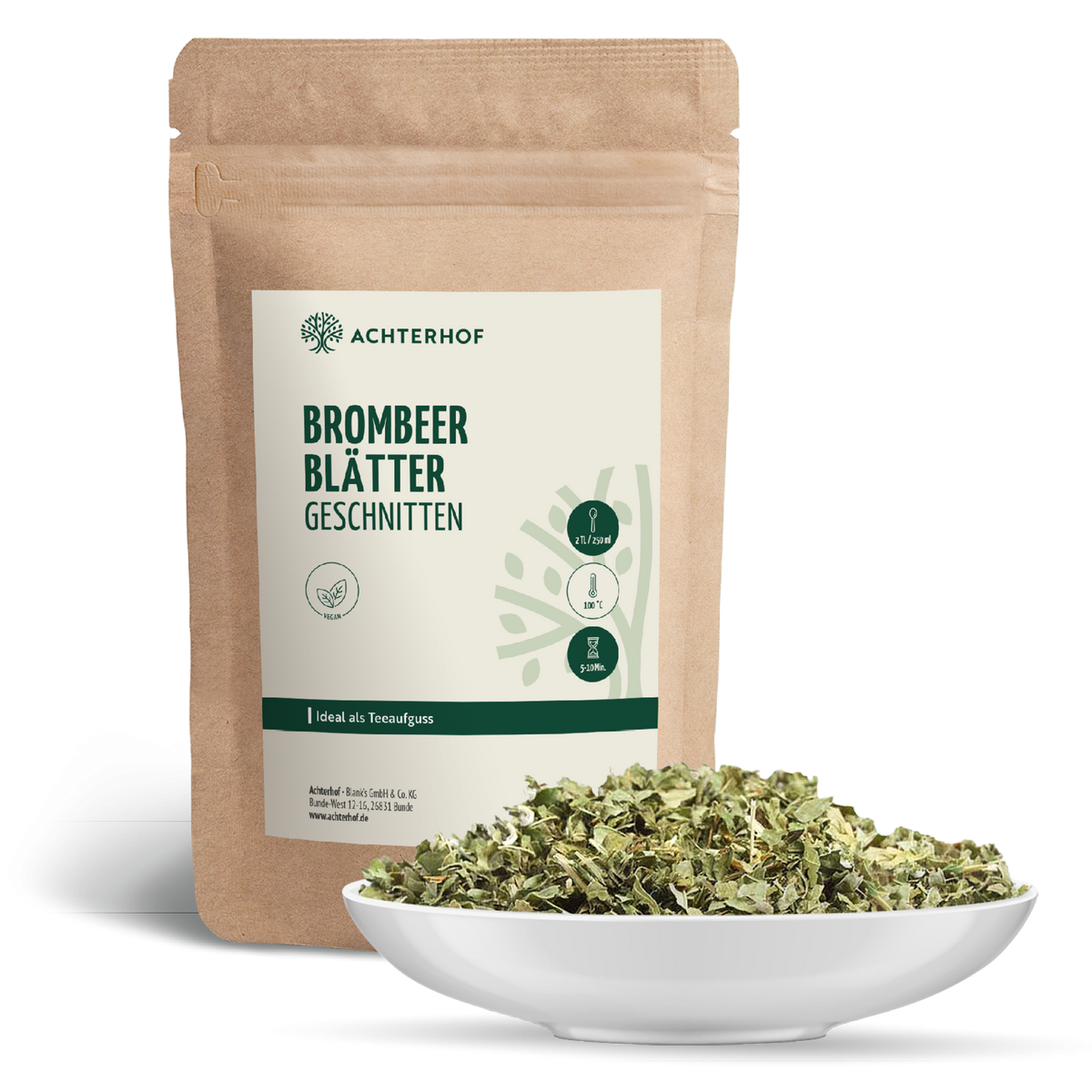 Brombeerblätter geschnitten (250g)