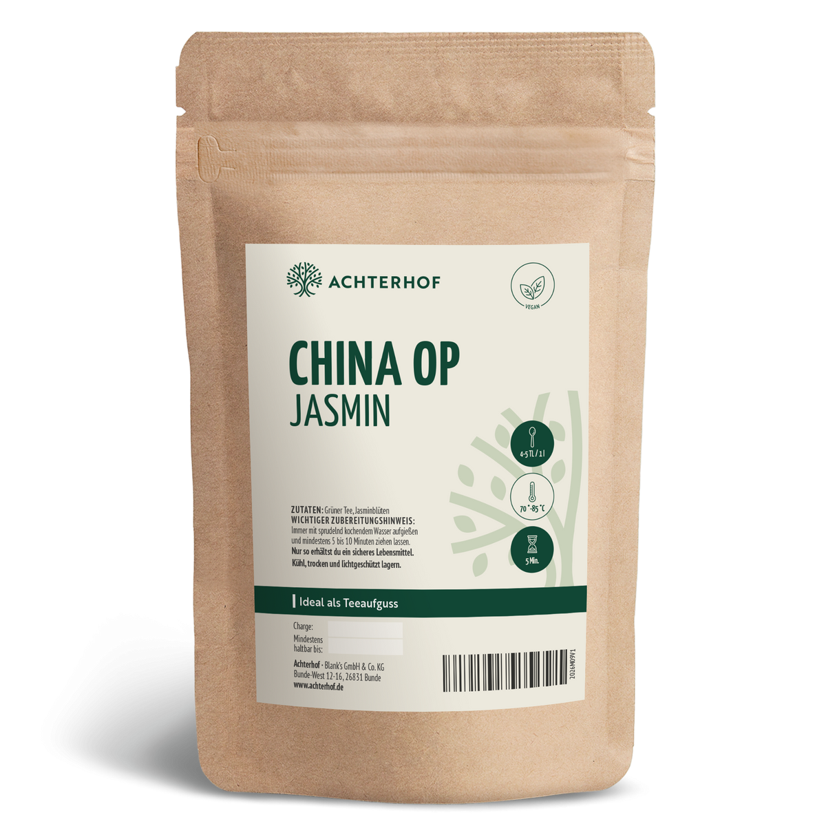 Grüner Tee China OP Jasmin (100g)