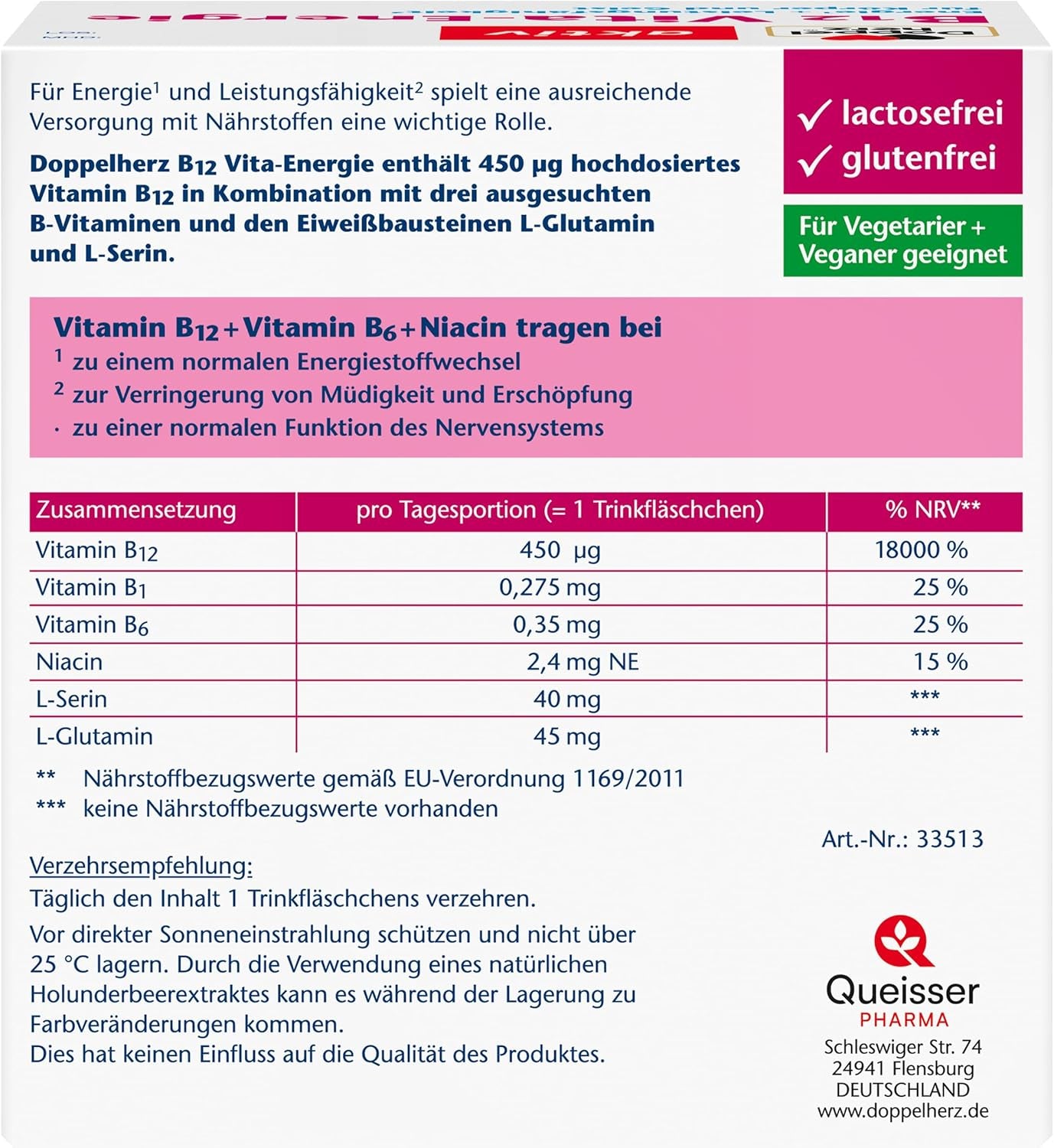 B12 Vita-Energie Trinkampullen (30x10ml)