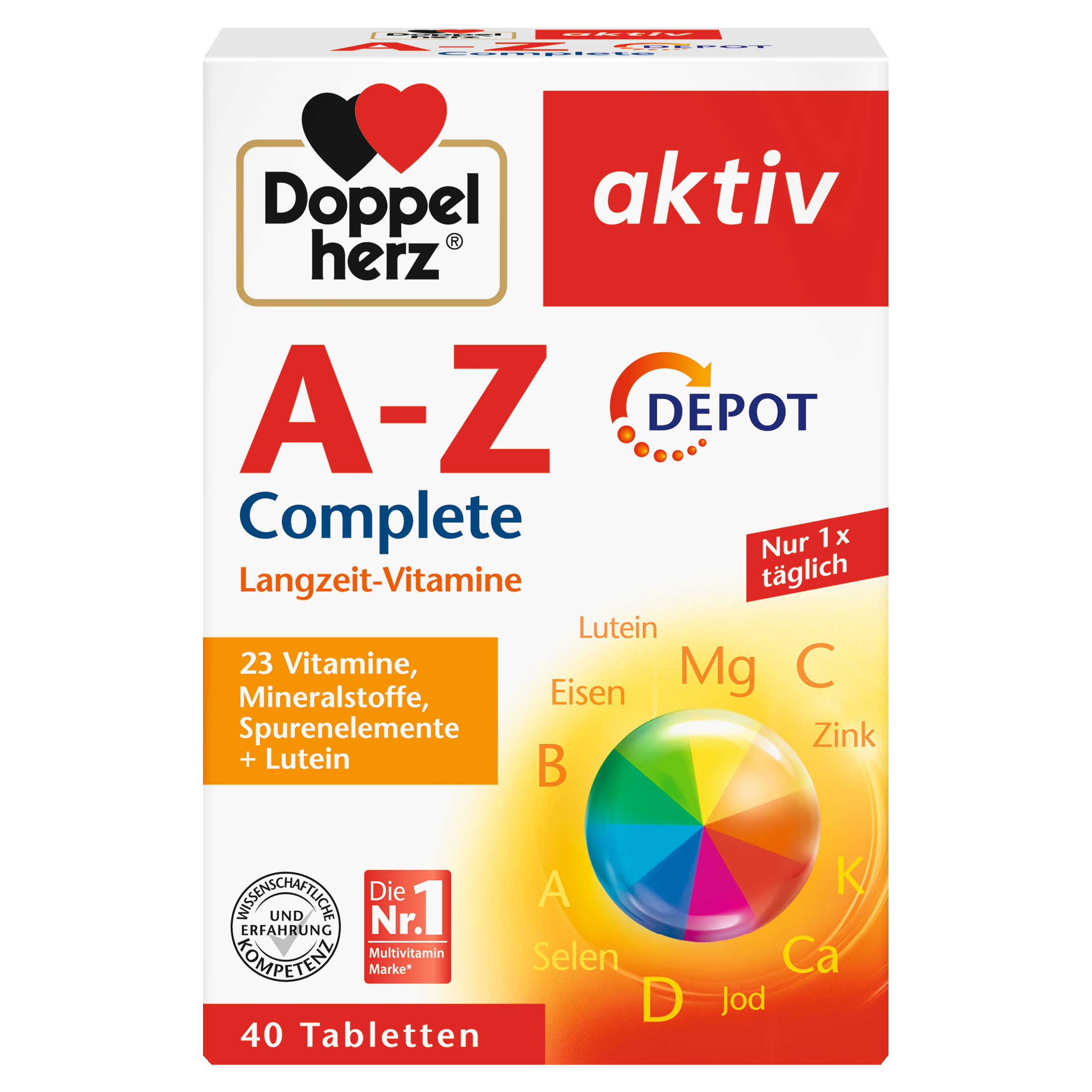 A-Z Langzeit Vitamine Depot (40 Tabletten)