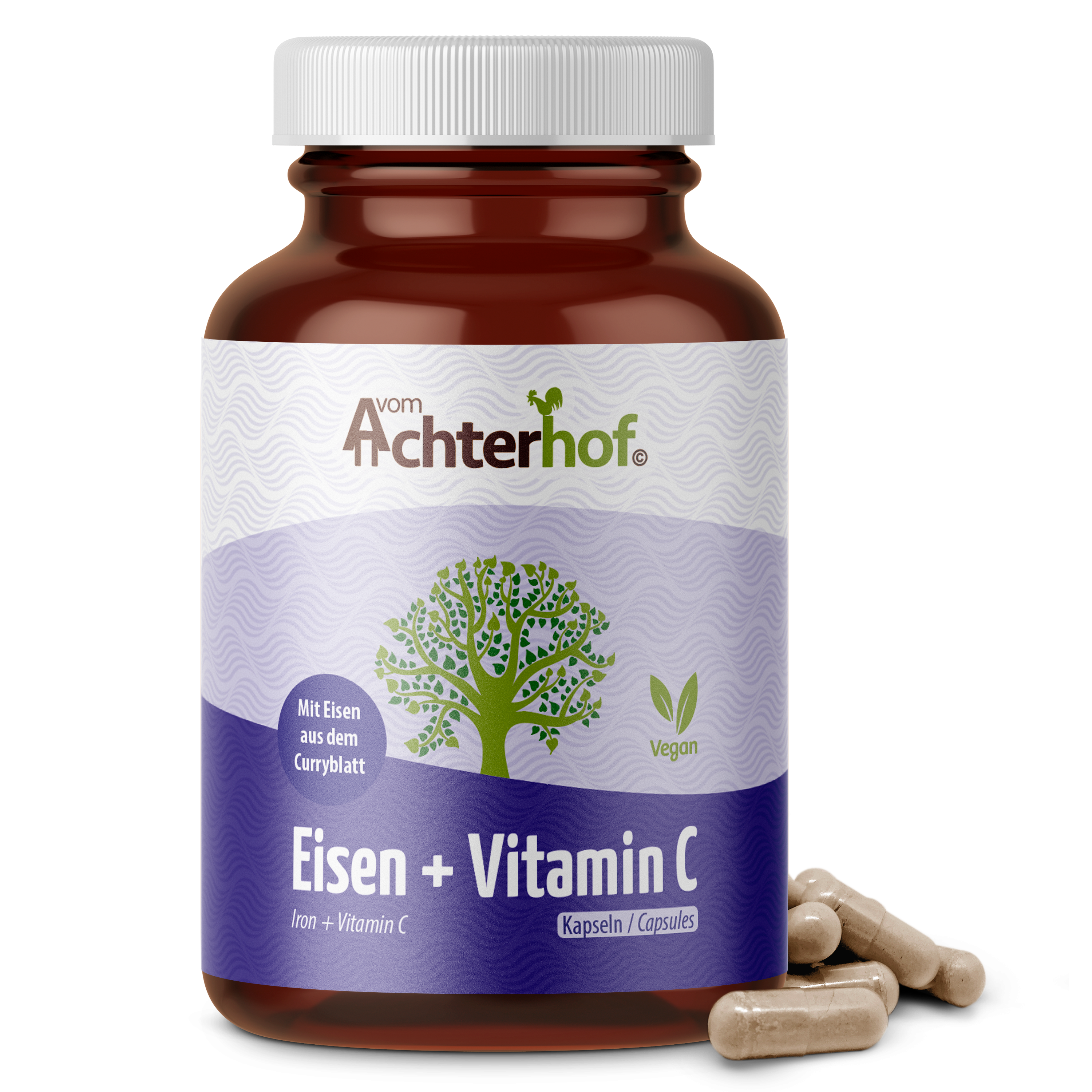 Eisen + Vitamin C (180 Kapseln)