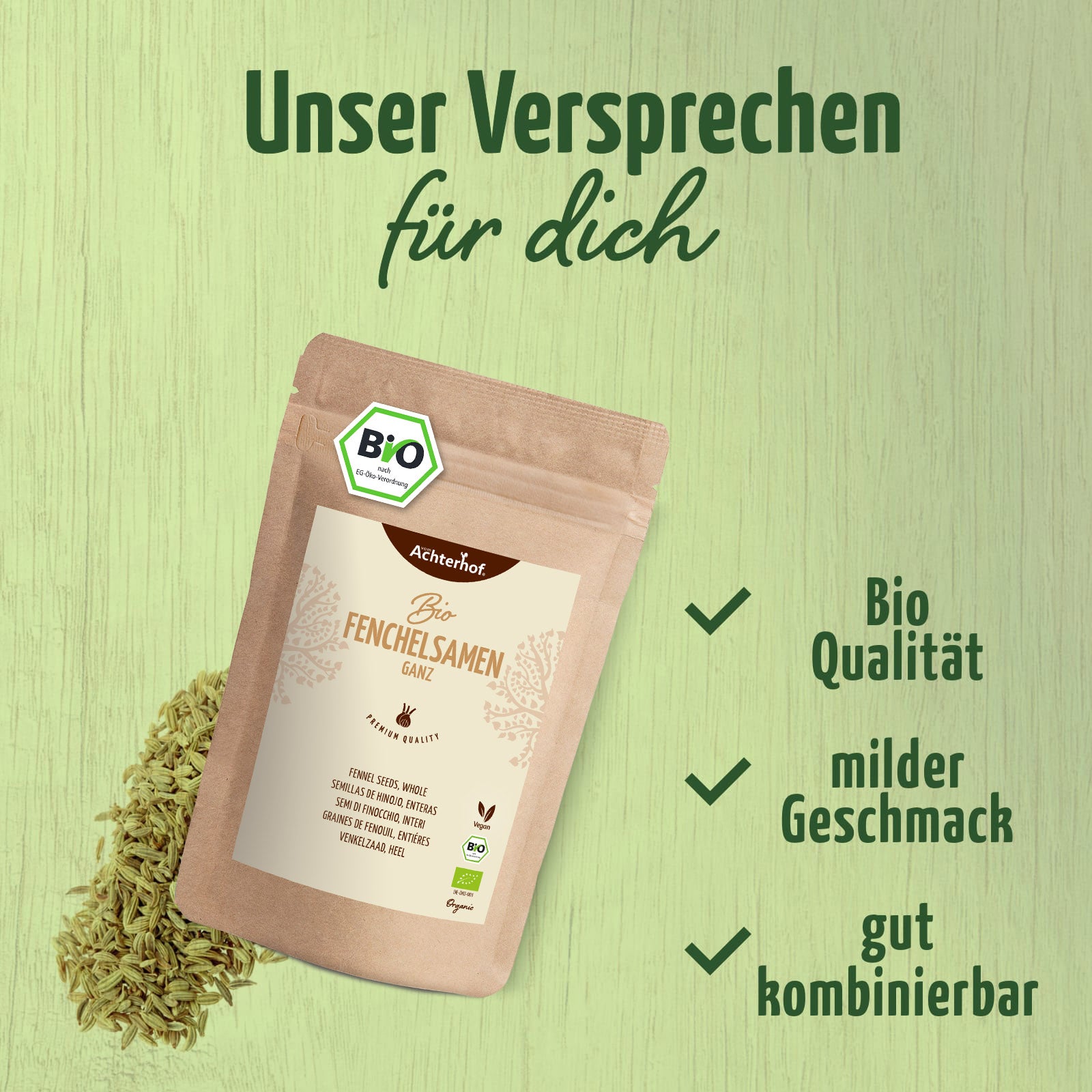 Fenchelsamen ganz Bio (1000g)