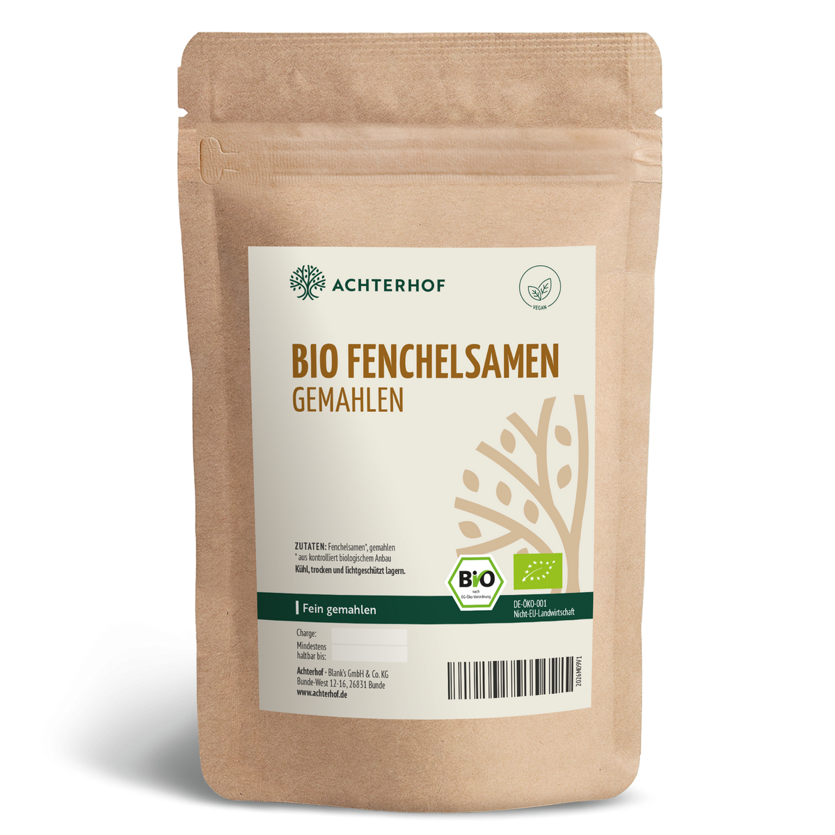 Fenchelsamen gemahlen Bio (100g)