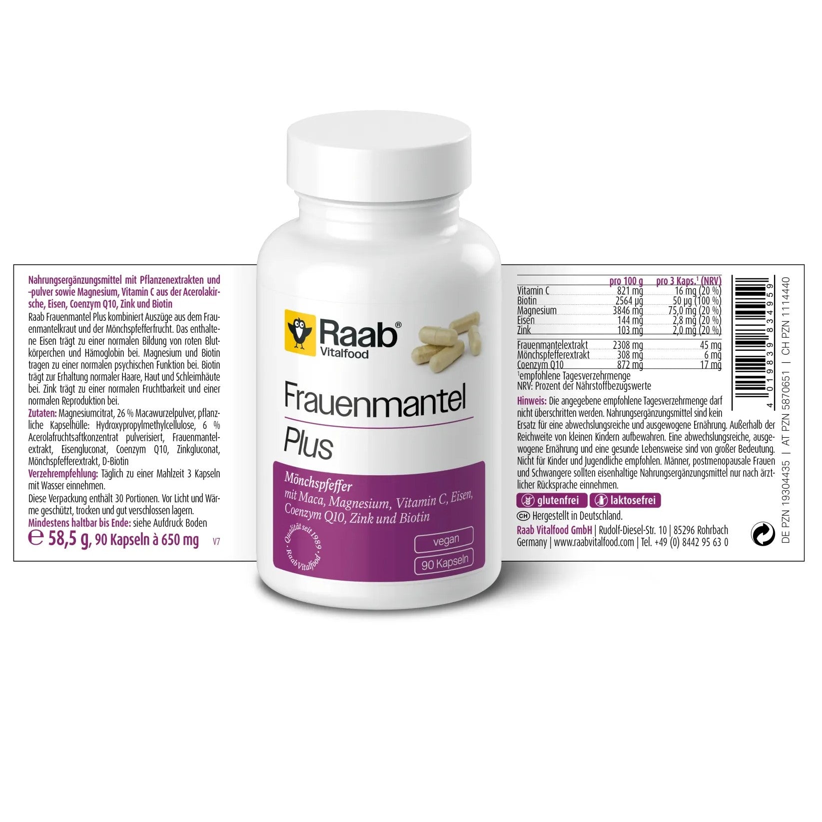 Frauenmantel plus (90 Kapseln)