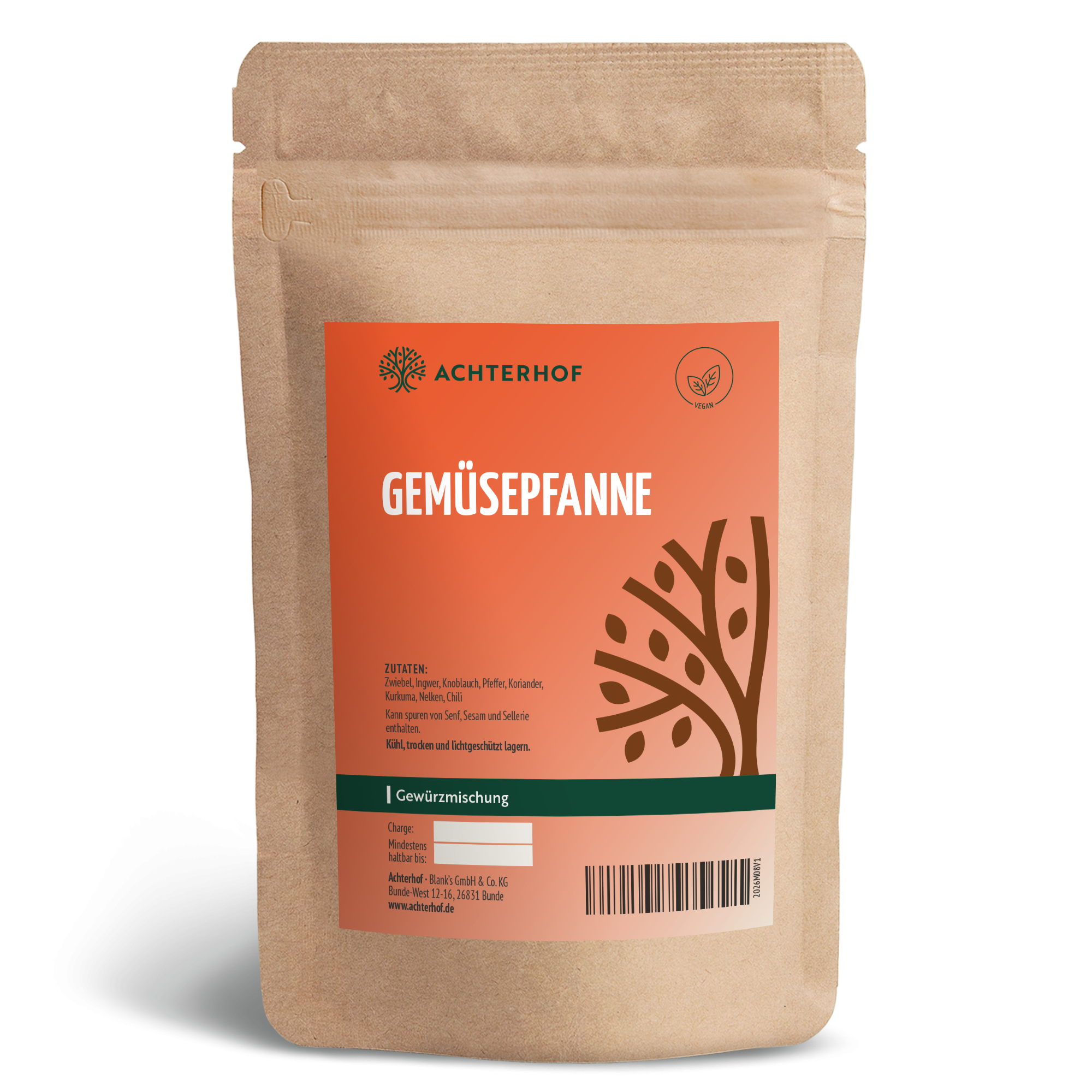 Gemüsepfanne Gewürzmischung (250g)