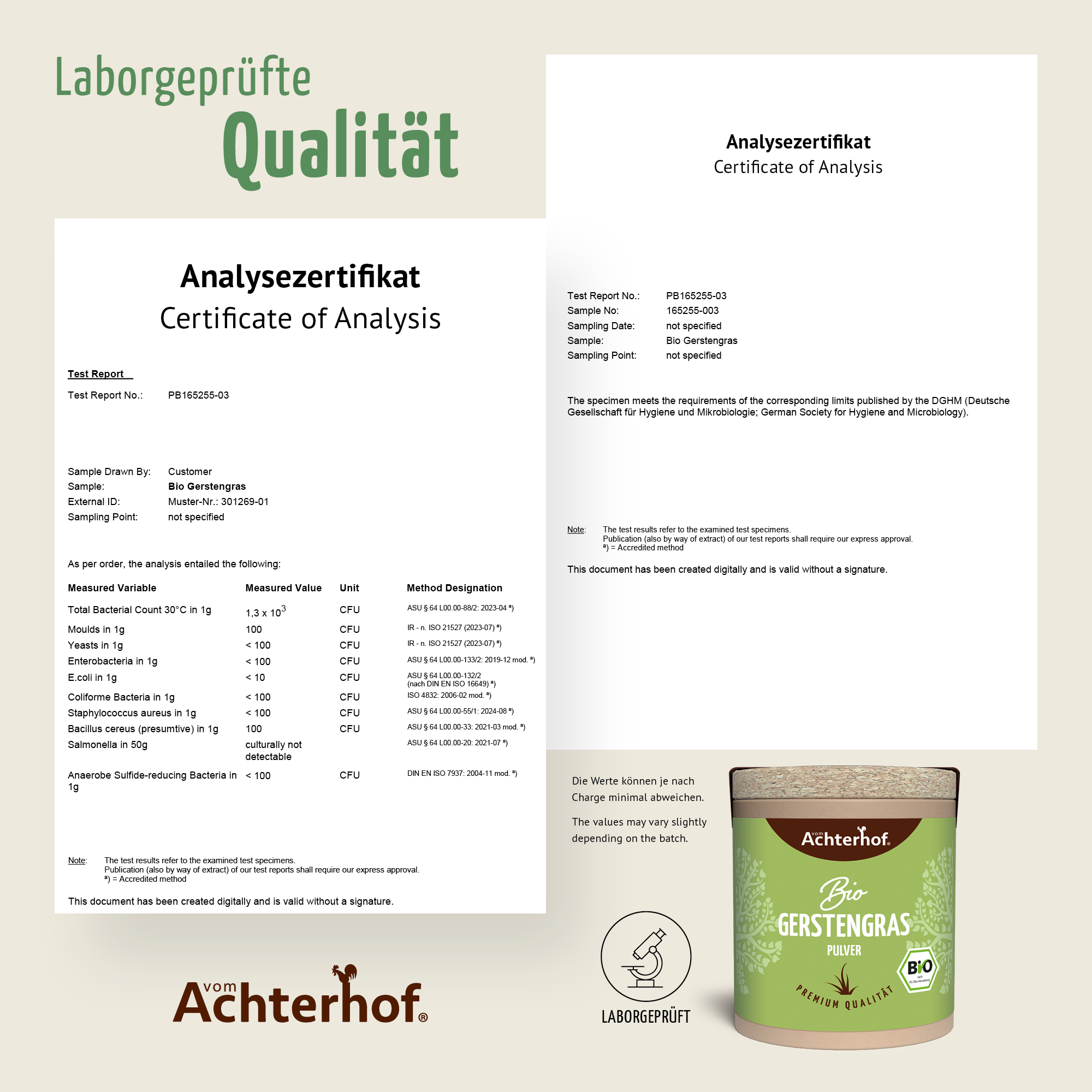 Bio Gerstengras Pulver (40g)