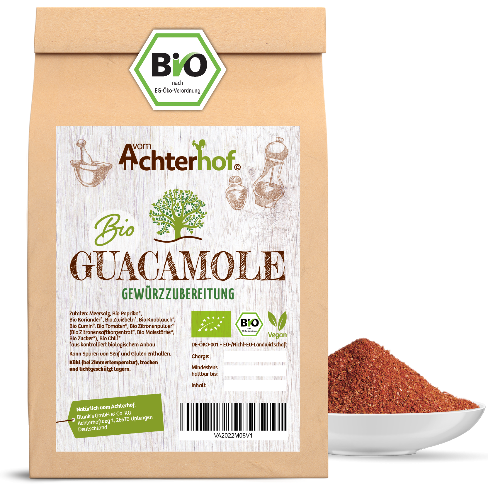 Guacamole Gewürzzubereitung Bio (100g)